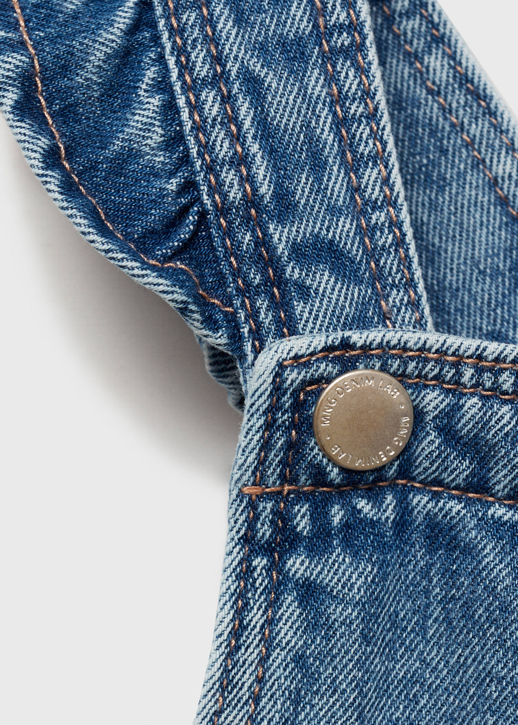 Gefütterte Jeans-Latzhose - Detail des Artikels 8