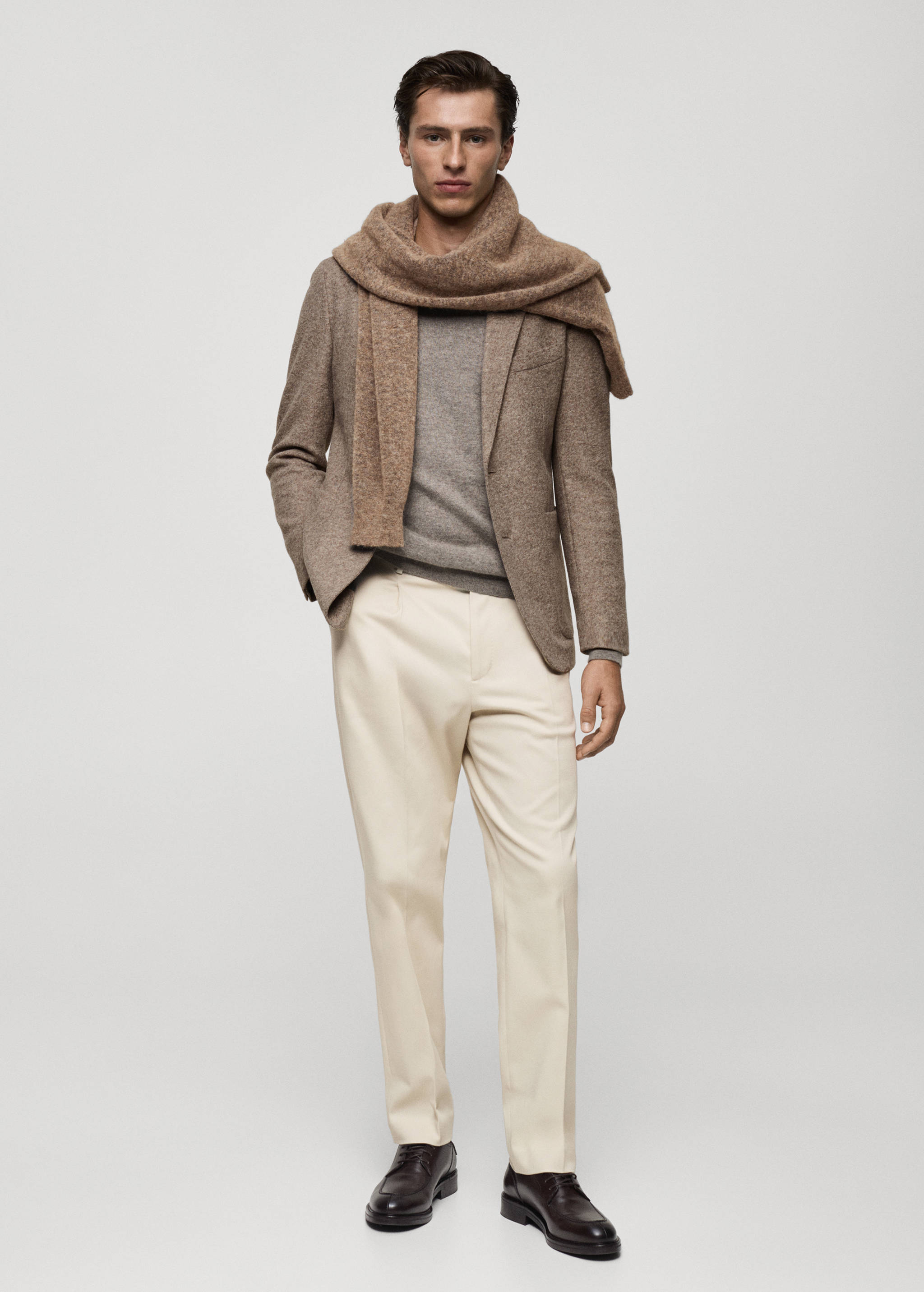 Derbys cuir lacets - Plan général