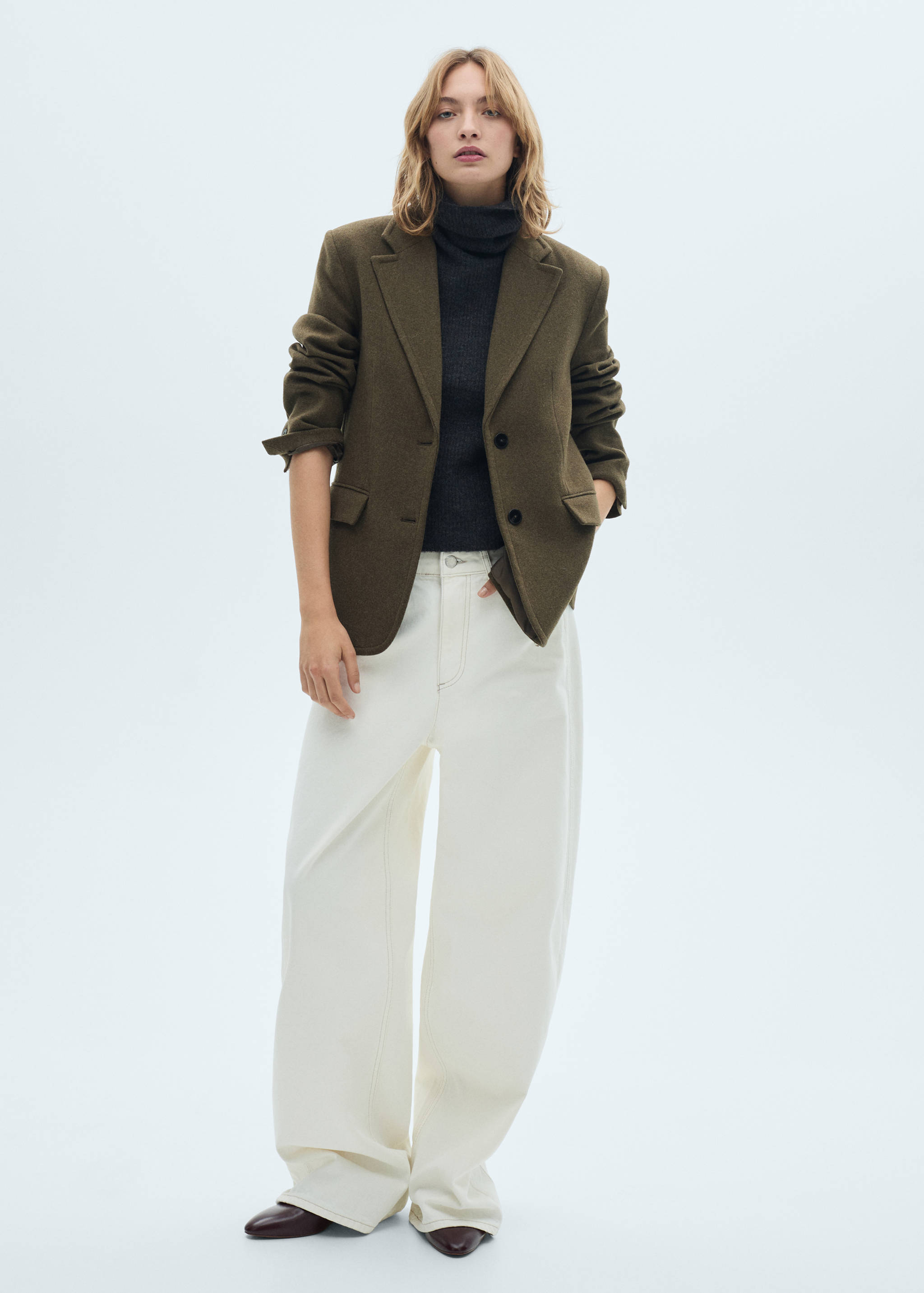 Jeans balloon tiro alto - Plano general