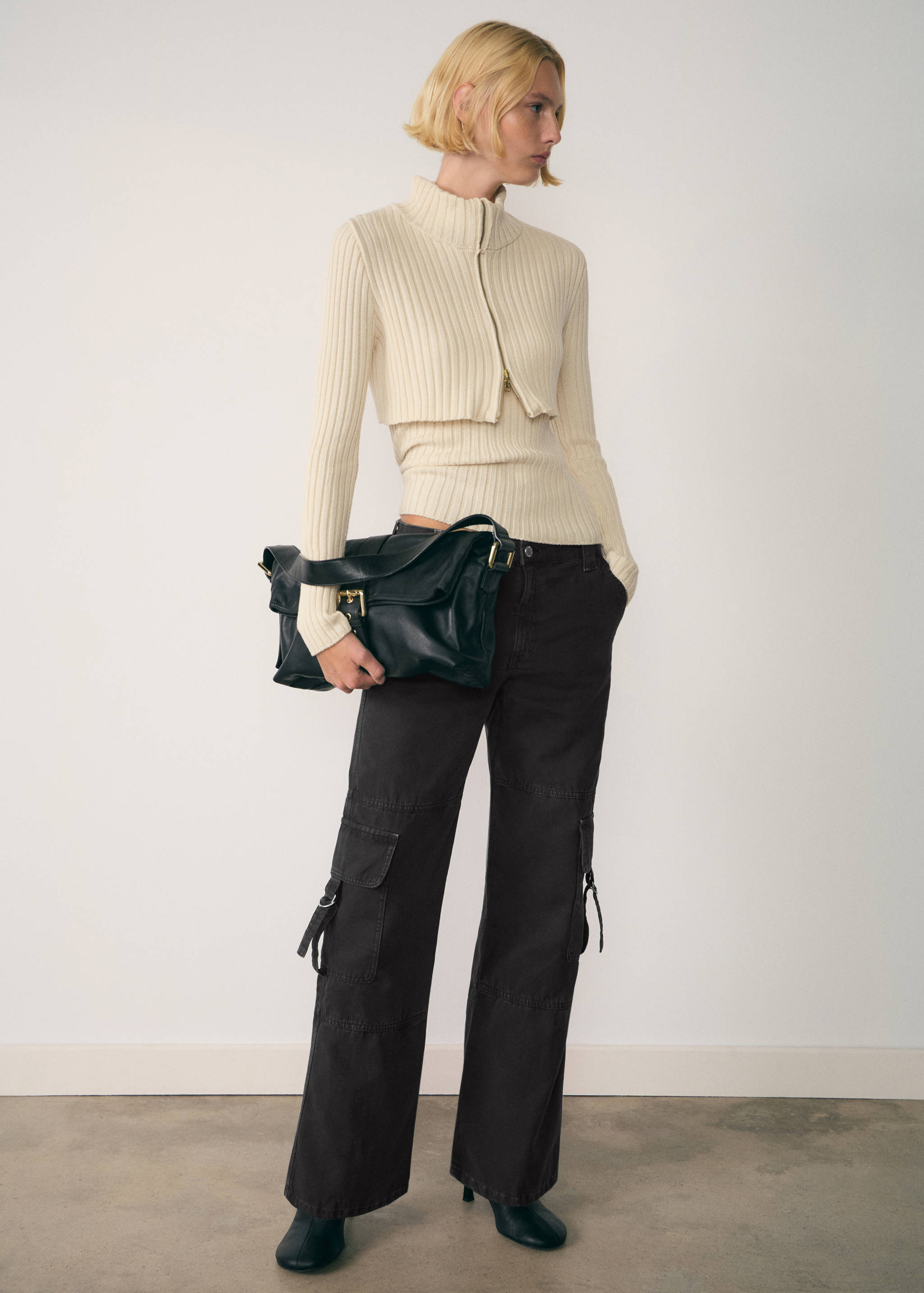 Jeans cargo cremalleras - Plano general