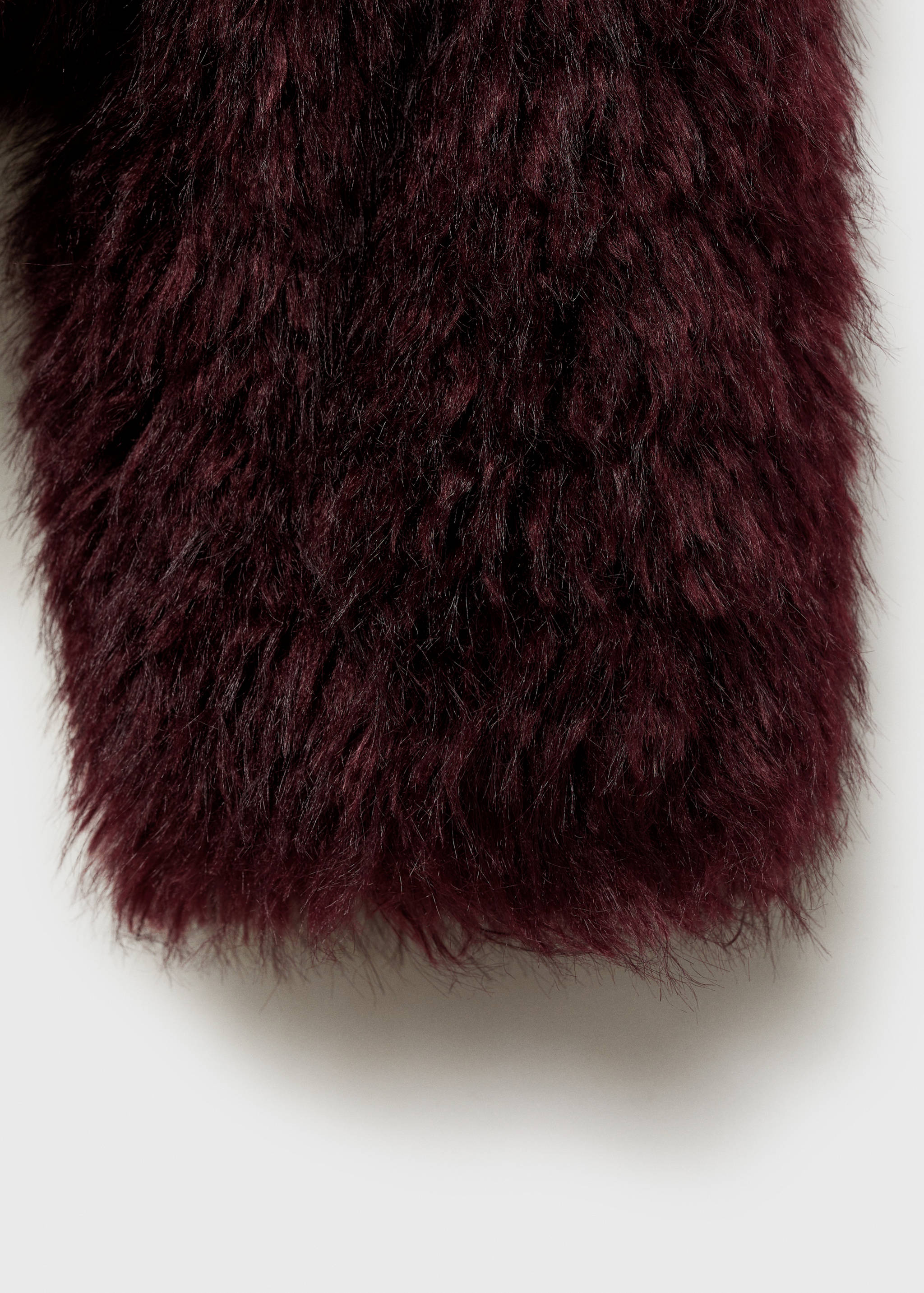 Fur-effect jacket with lapels - Details of the article 8