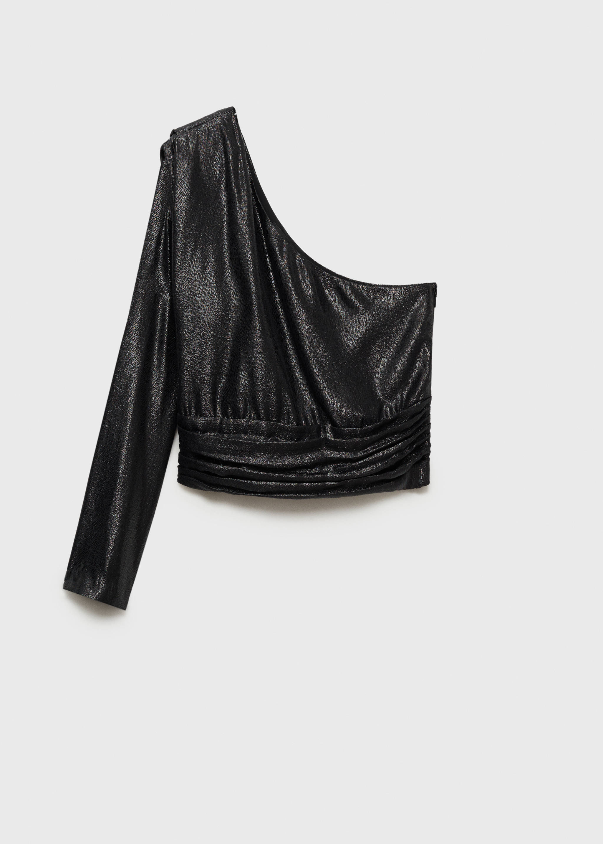 Blouse asymétrique manches bouffantes - Article sans modèle