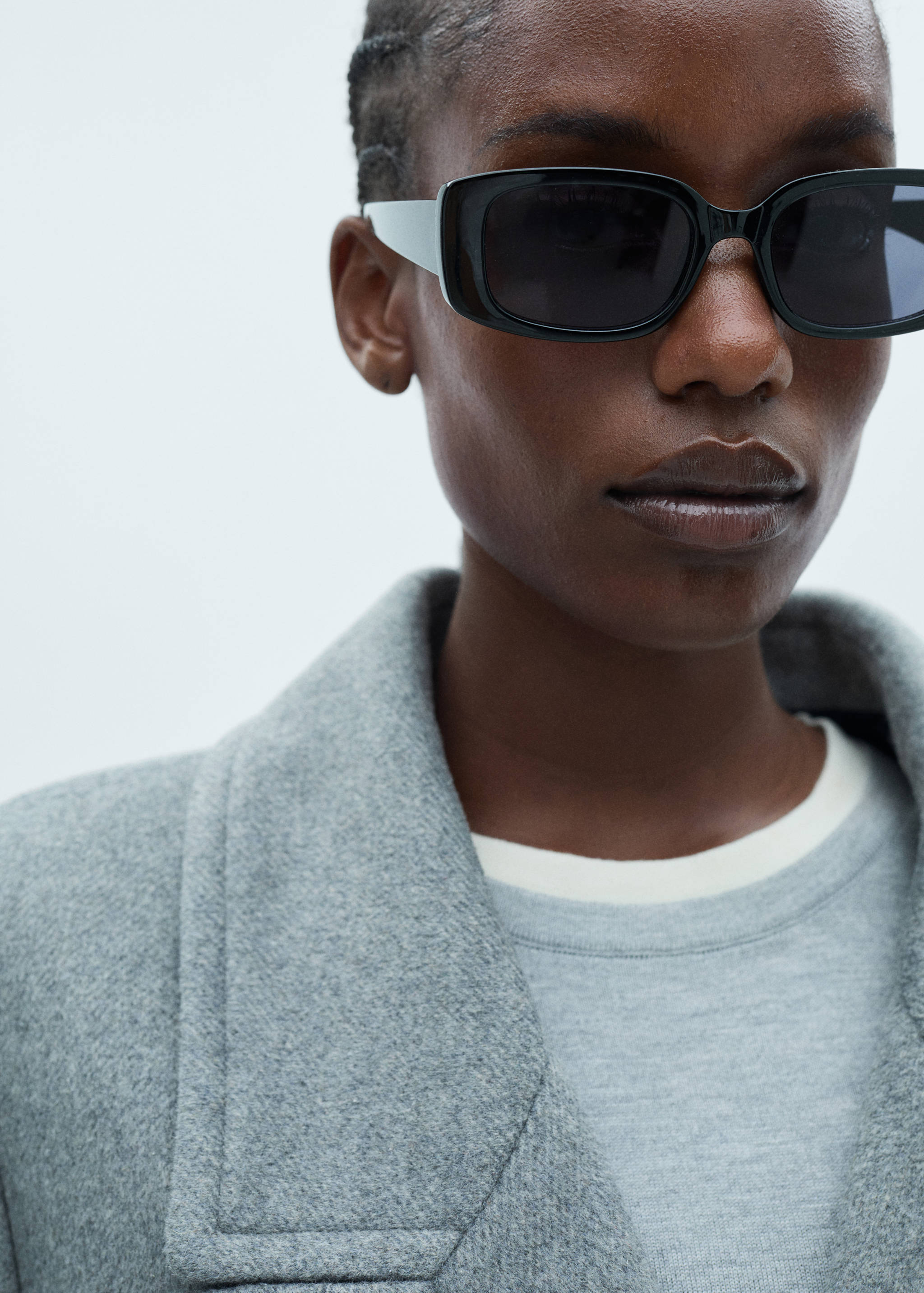 Παλτό μάλλινο με πέτο - Λεπτομέρεια του προϊόντος 4