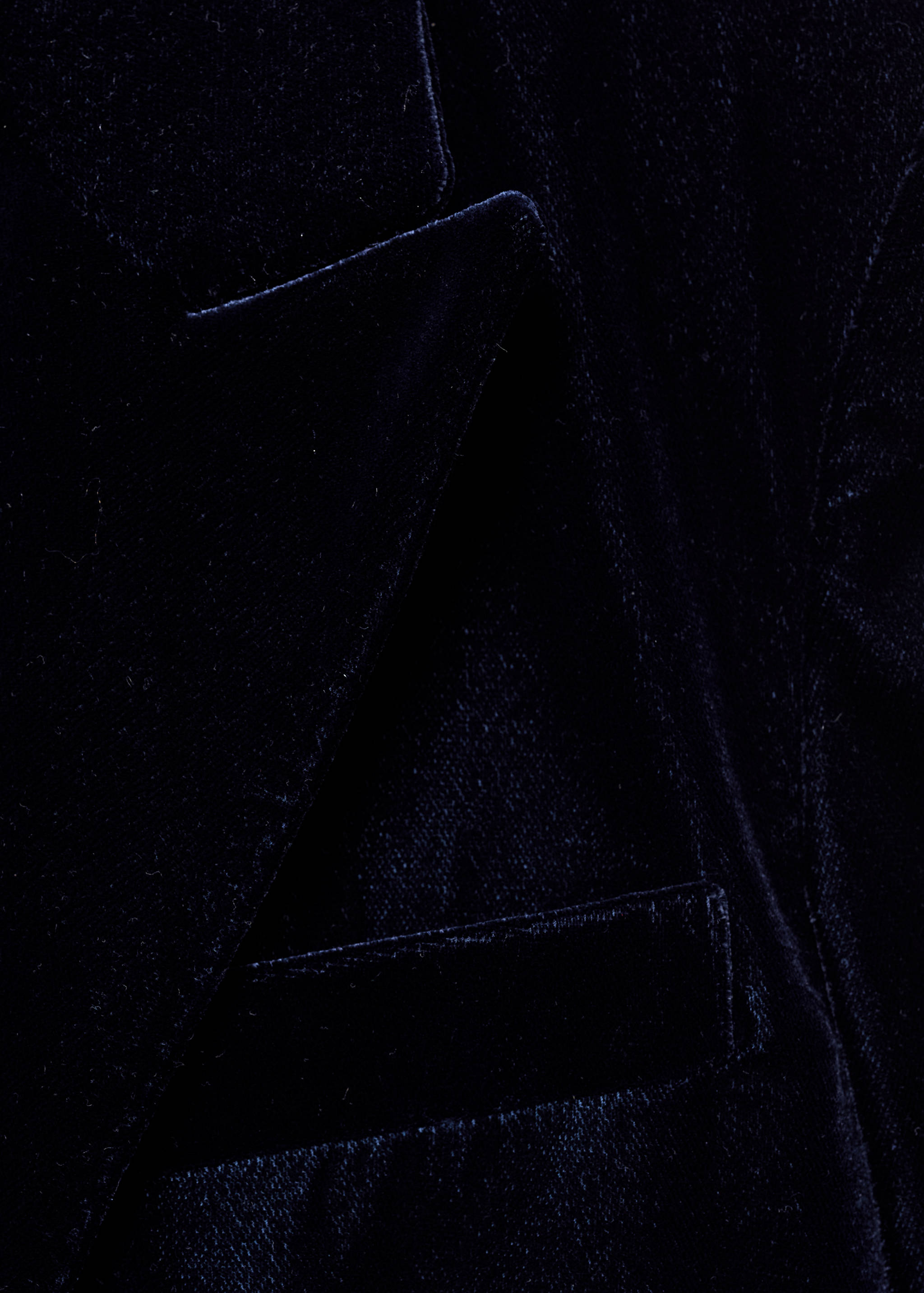 Structured velvet blazer - Details of the article 8
