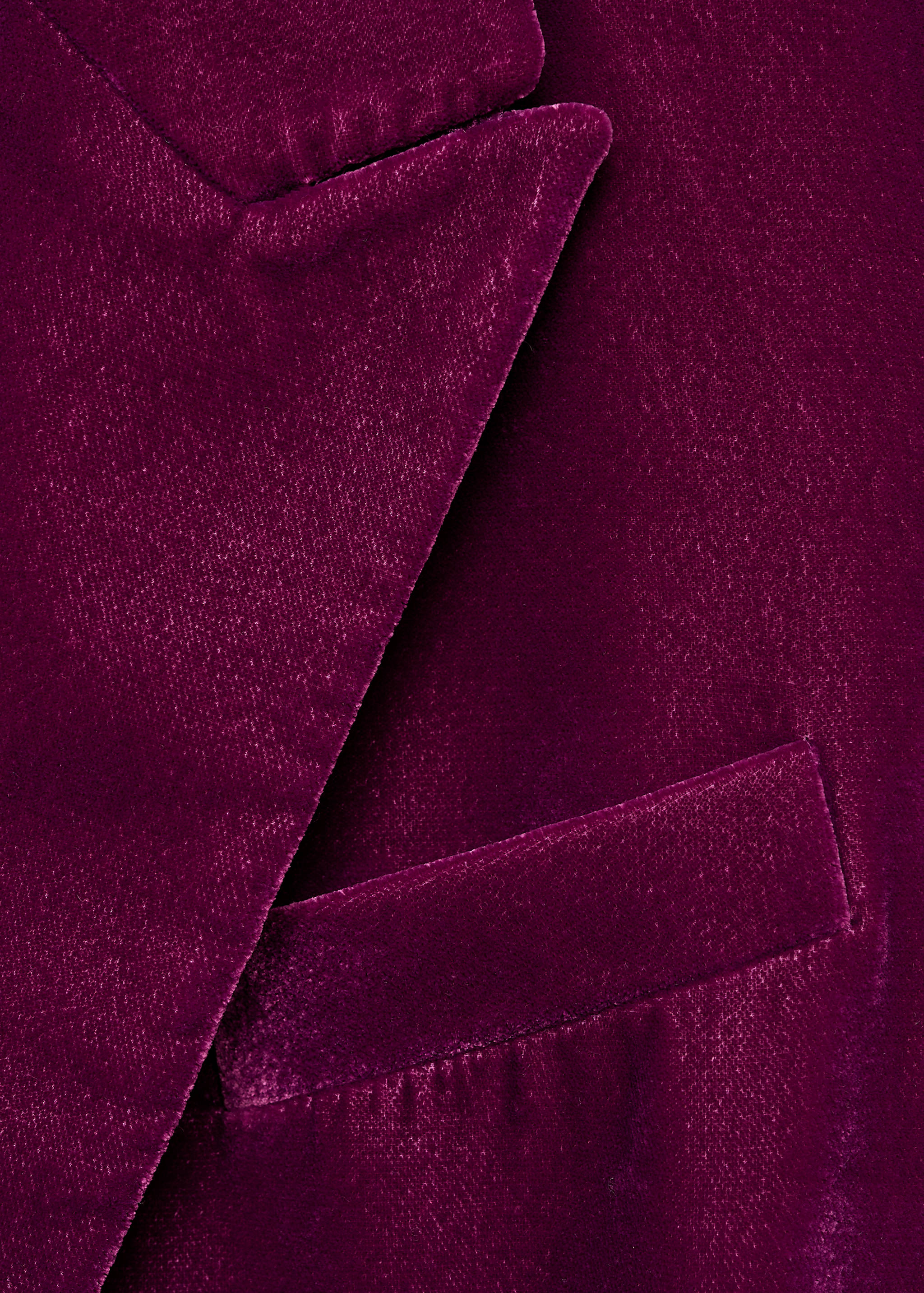 Structured velvet blazer - Details of the article 8