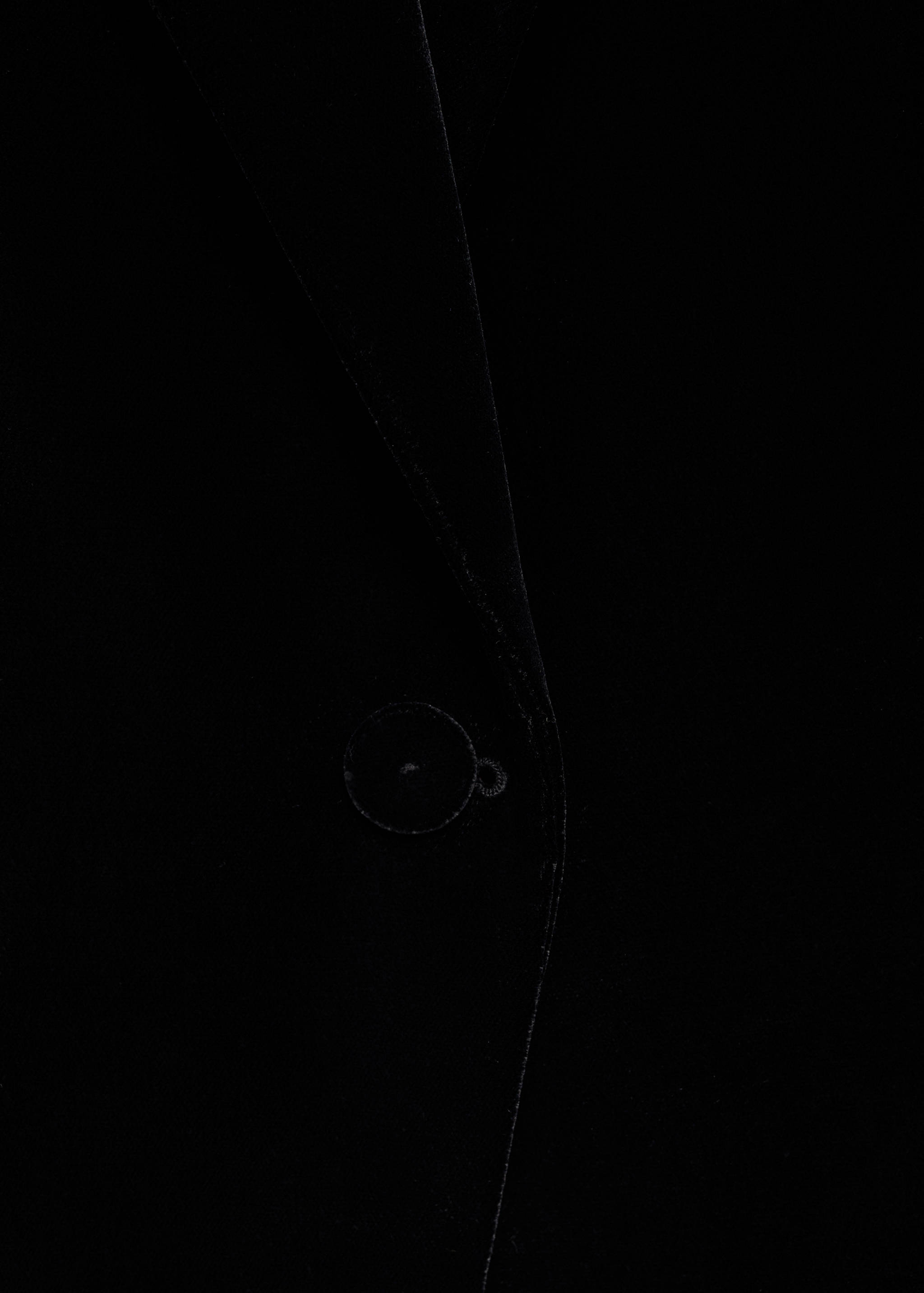 Structured velvet blazer - Details of the article 0