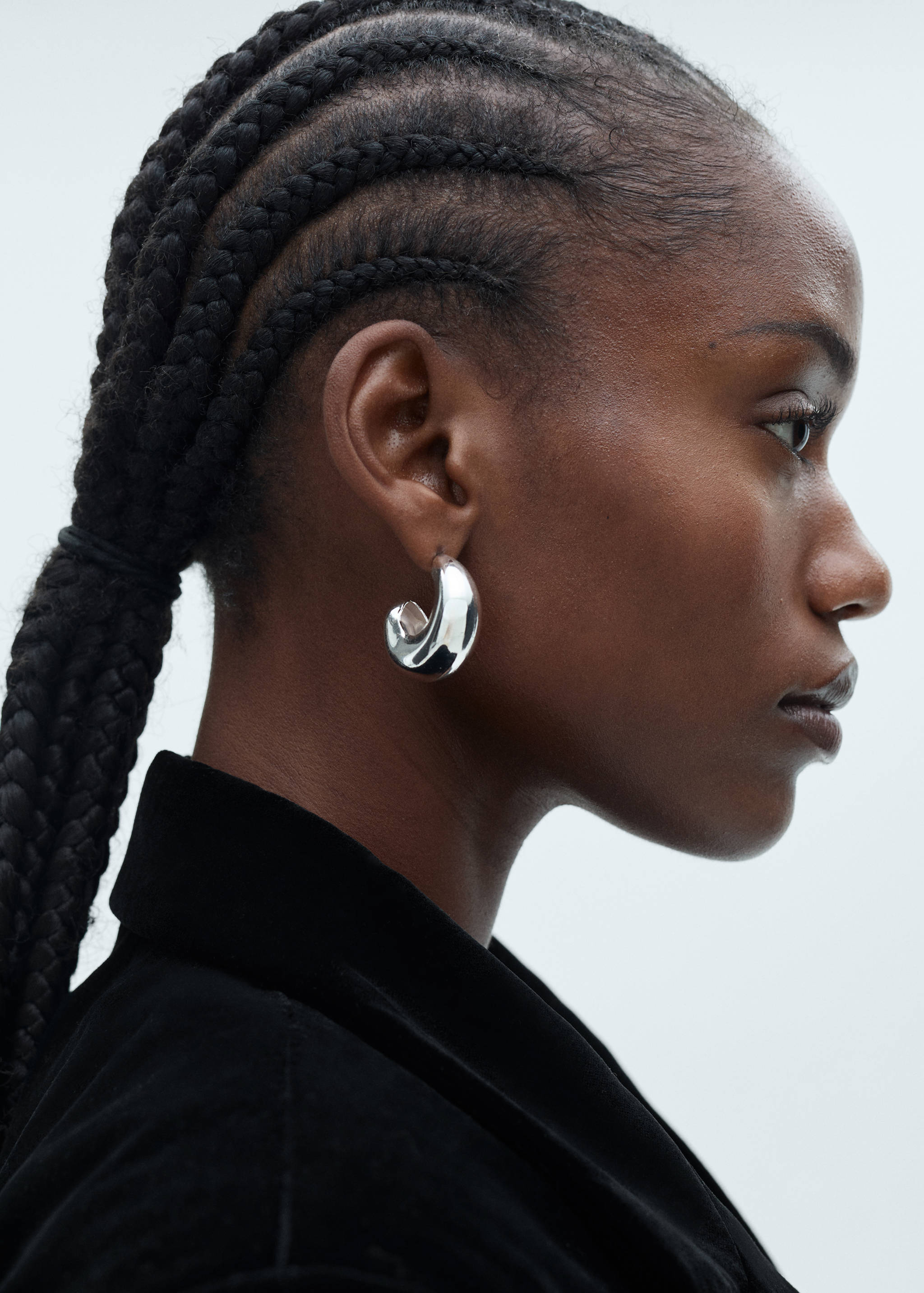 Structured velvet blazer - Details of the article 4