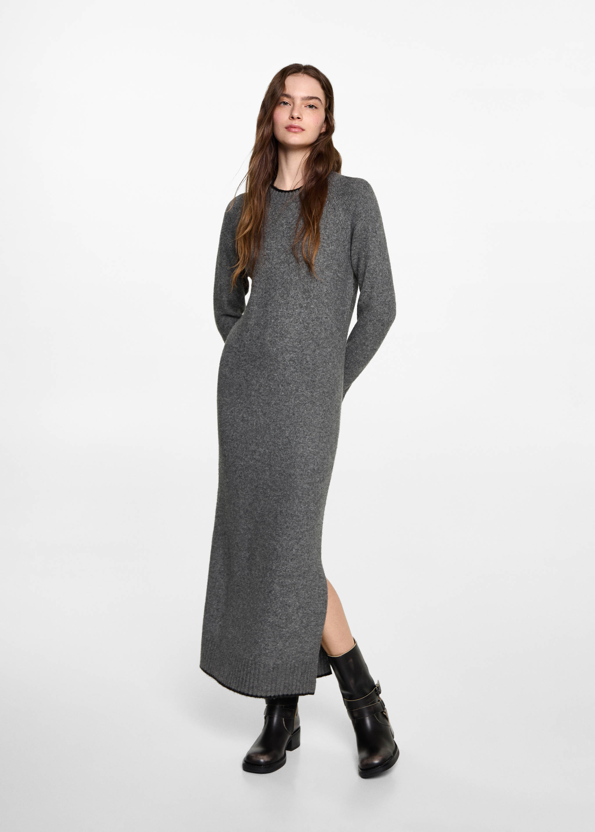 Knit long dress - General plane