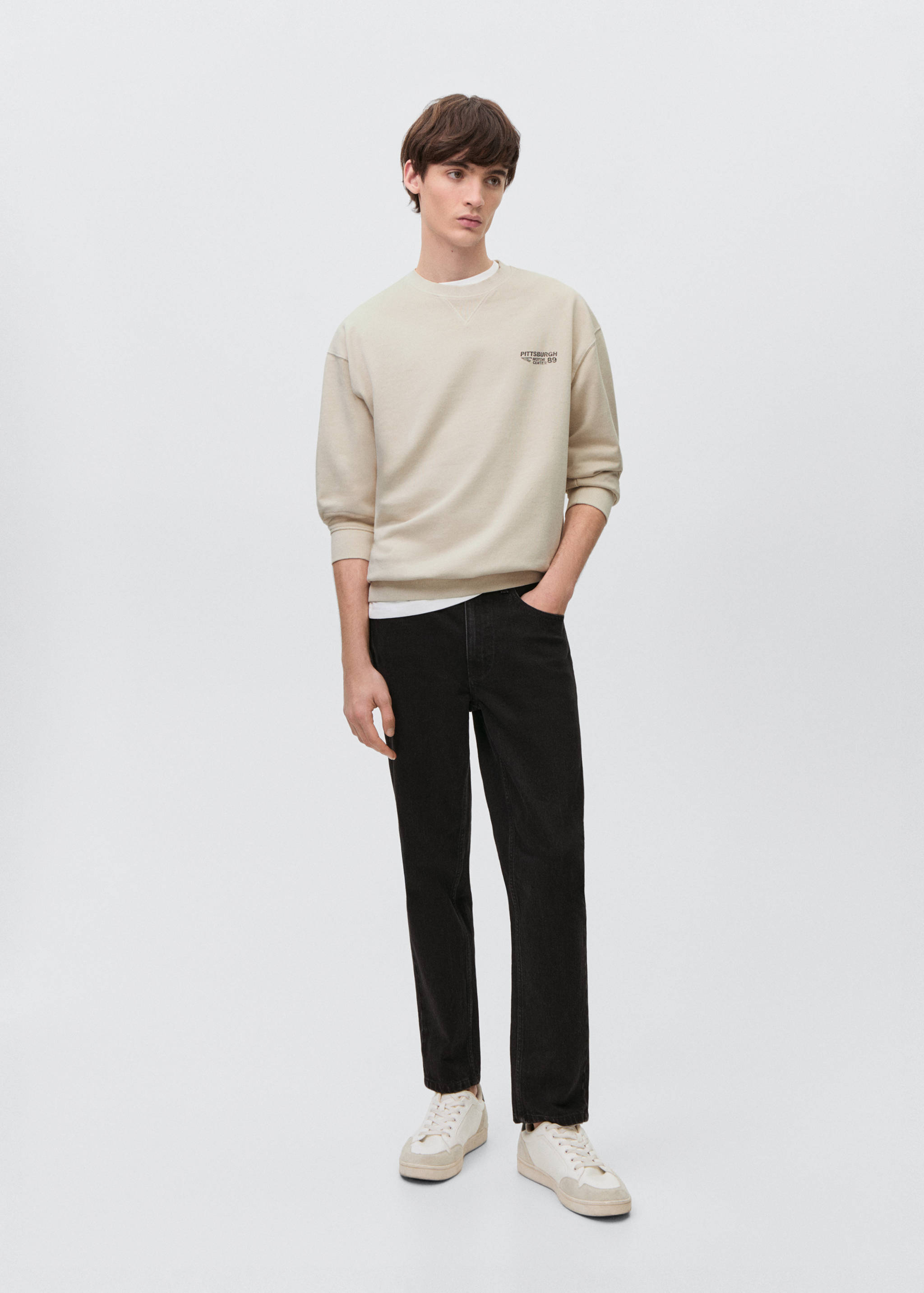 Printed message sweatshirt - General plane