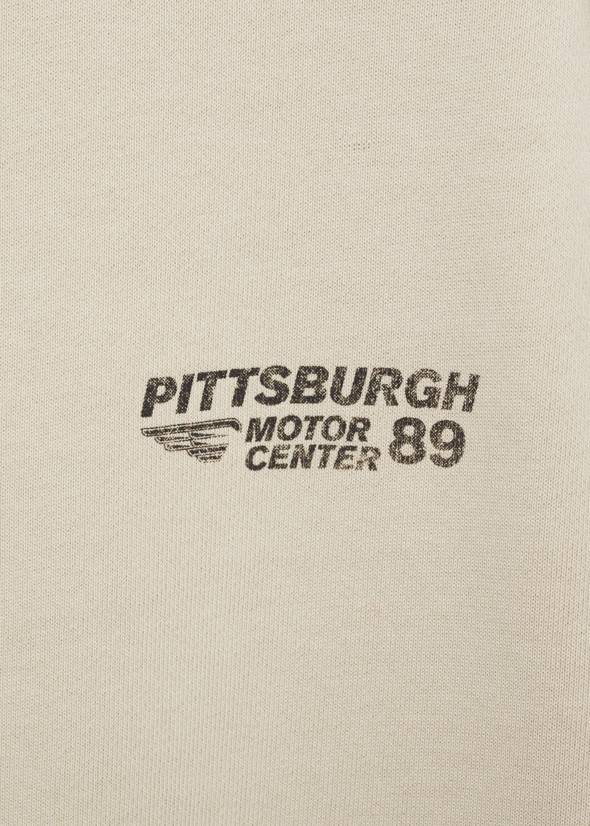 Printed message sweatshirt - Details of the article 0