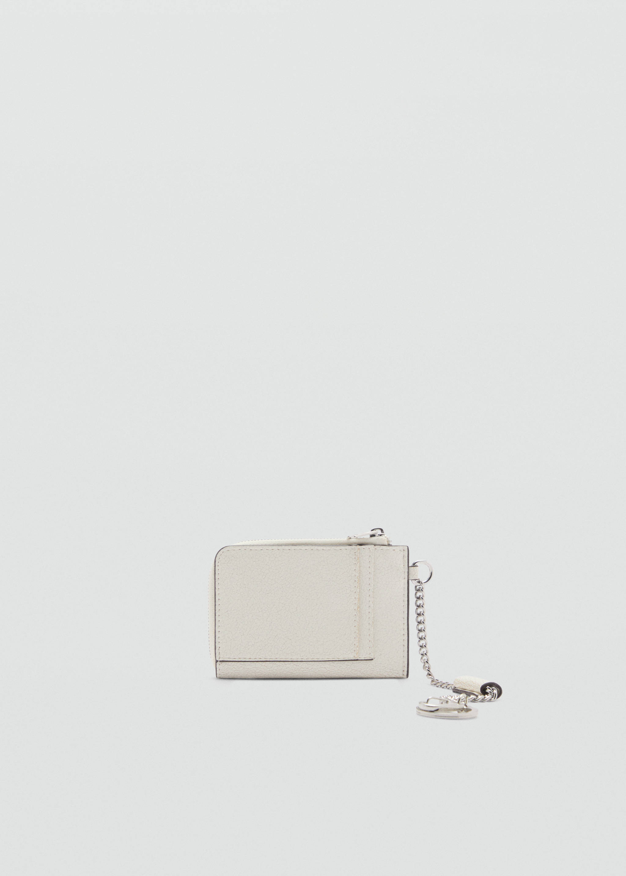 Wallet with keychain detail - Medium plane