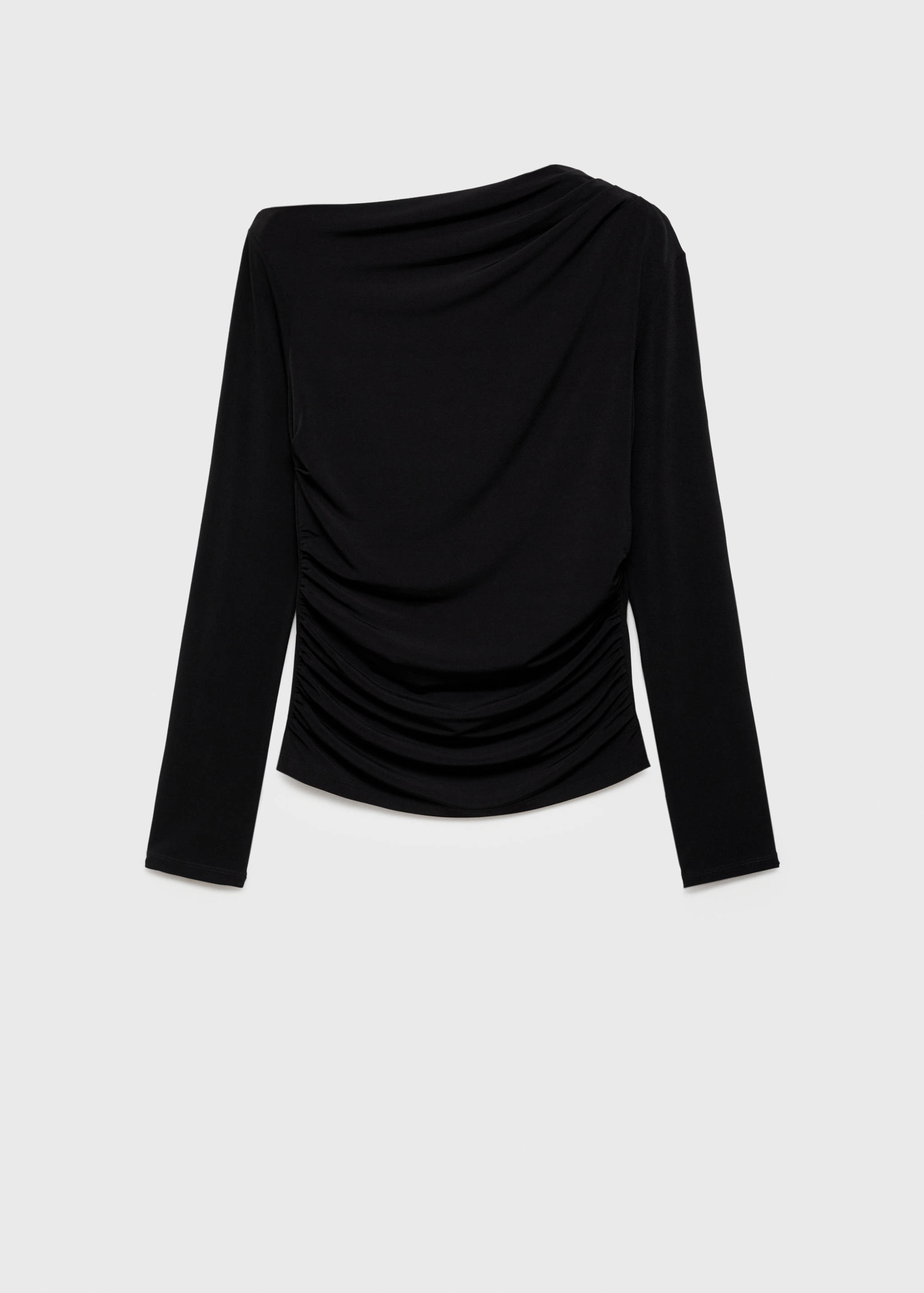 Camiseta asimétrica fruncidos - Artículo sin modelo