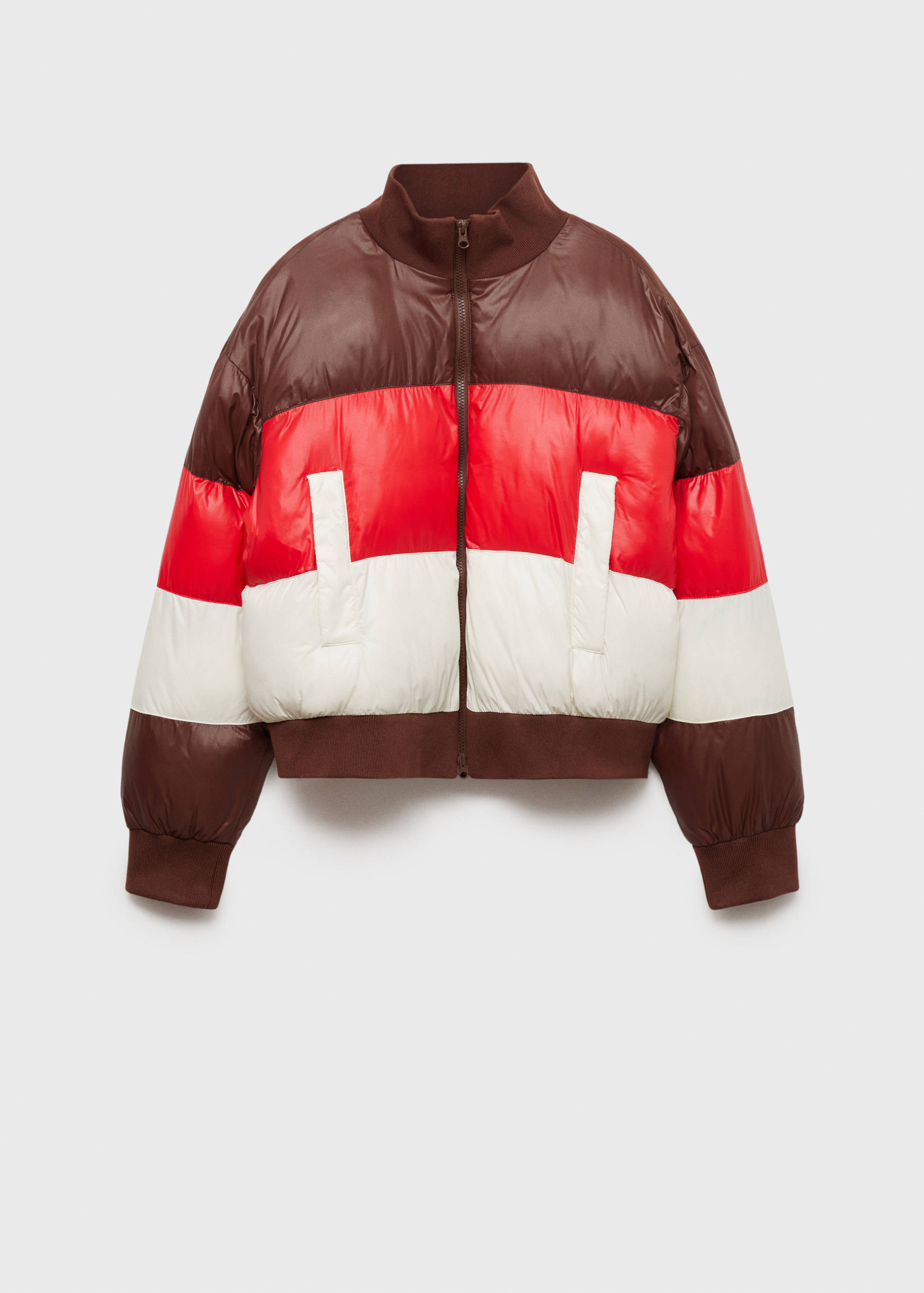 Tricolour quilted jacket - Article without model
