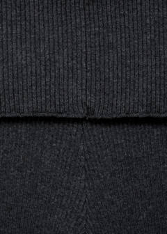 Trousers with knitted waistband — Grey 6