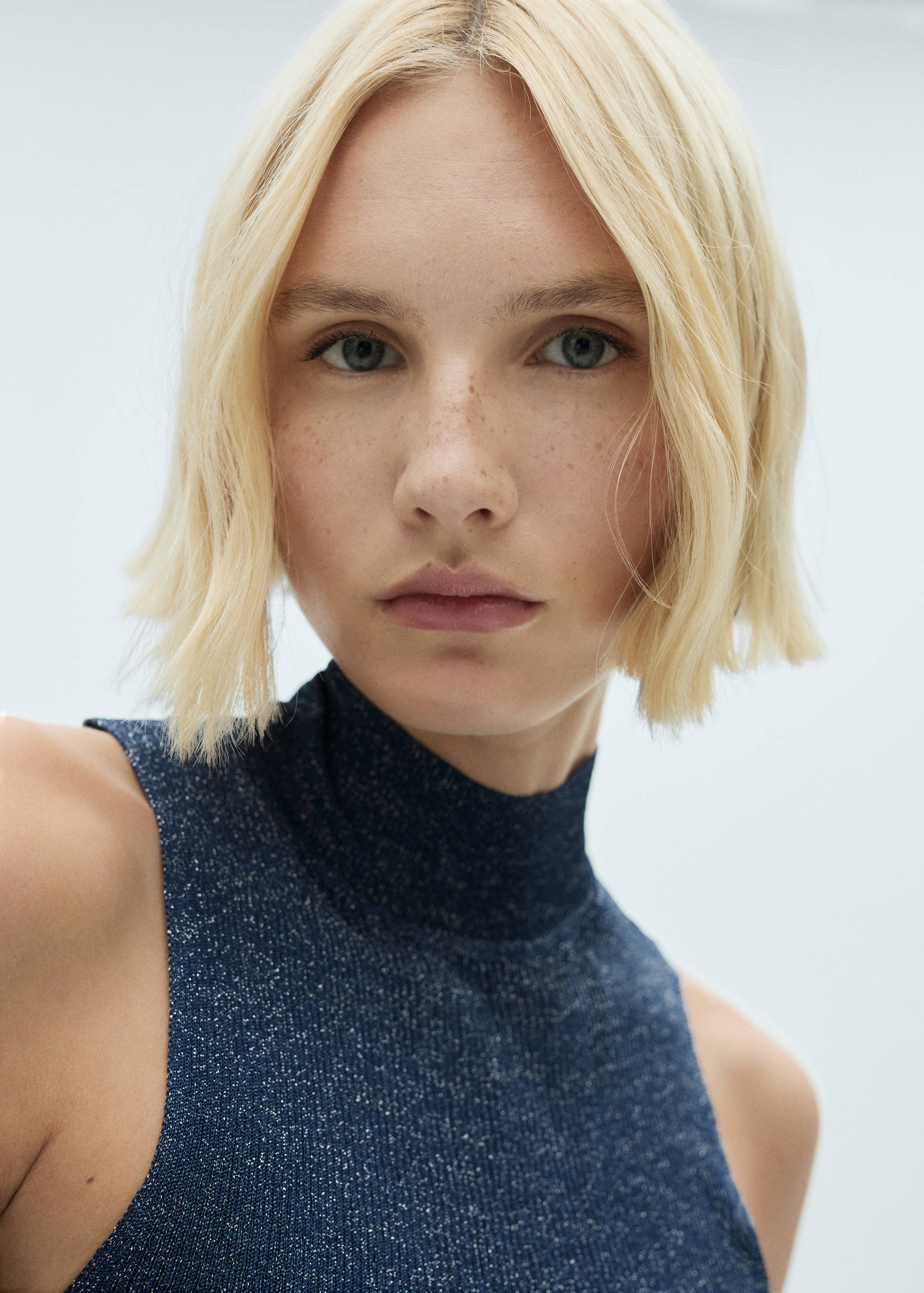 Top maille Lurex col montant - Détail de l'article 1