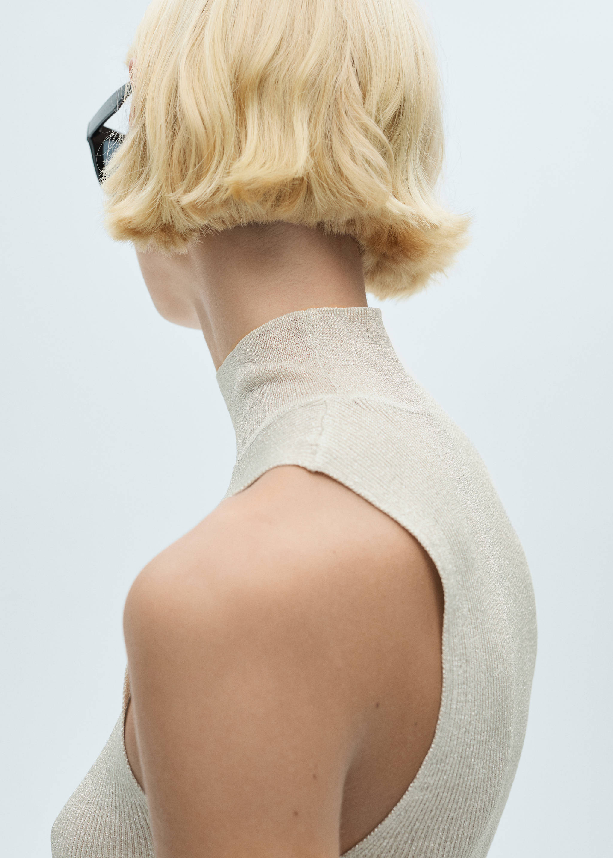 Top maille Lurex col montant - Détail de l'article 6