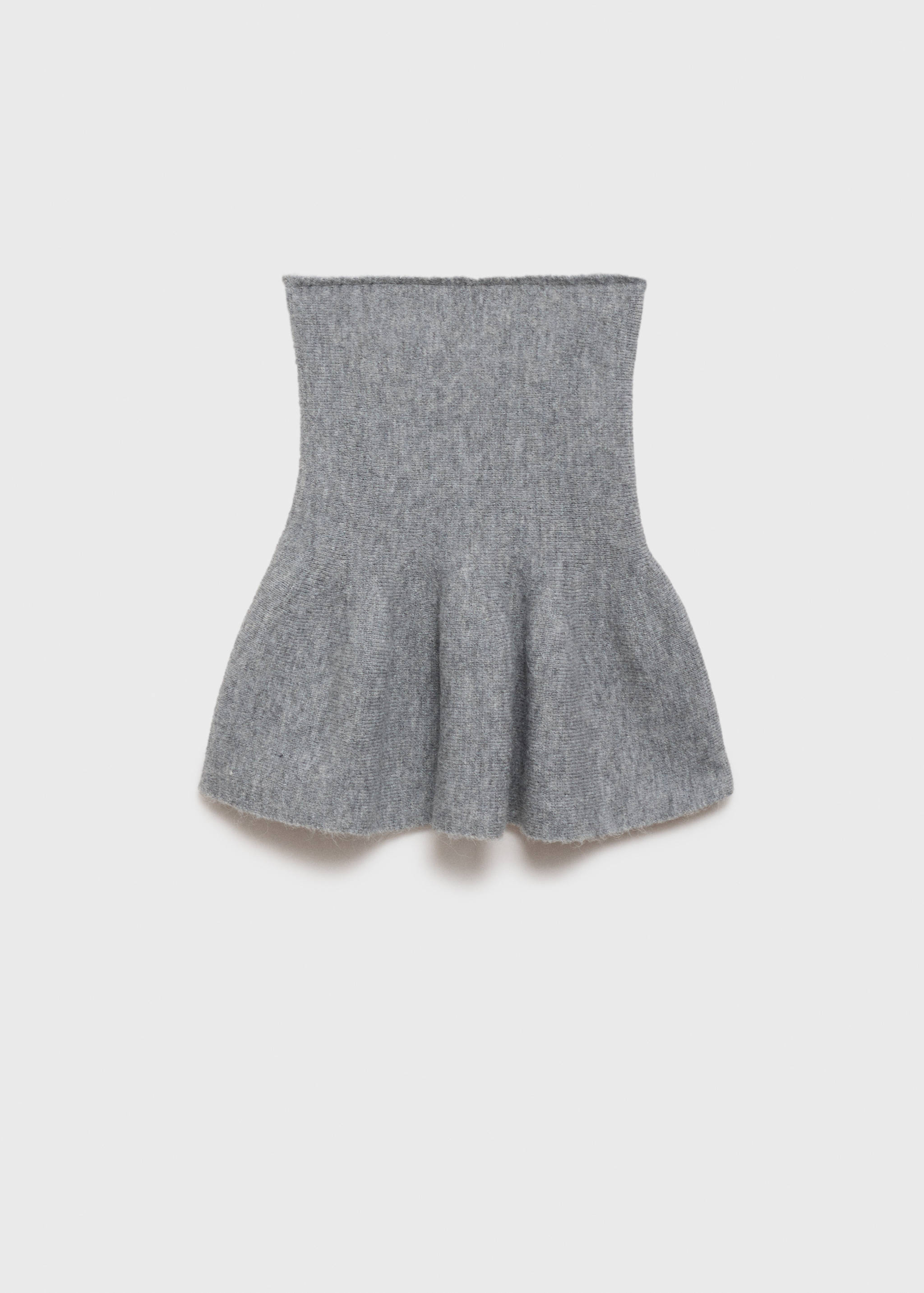 Strapless knitted top - Article without model