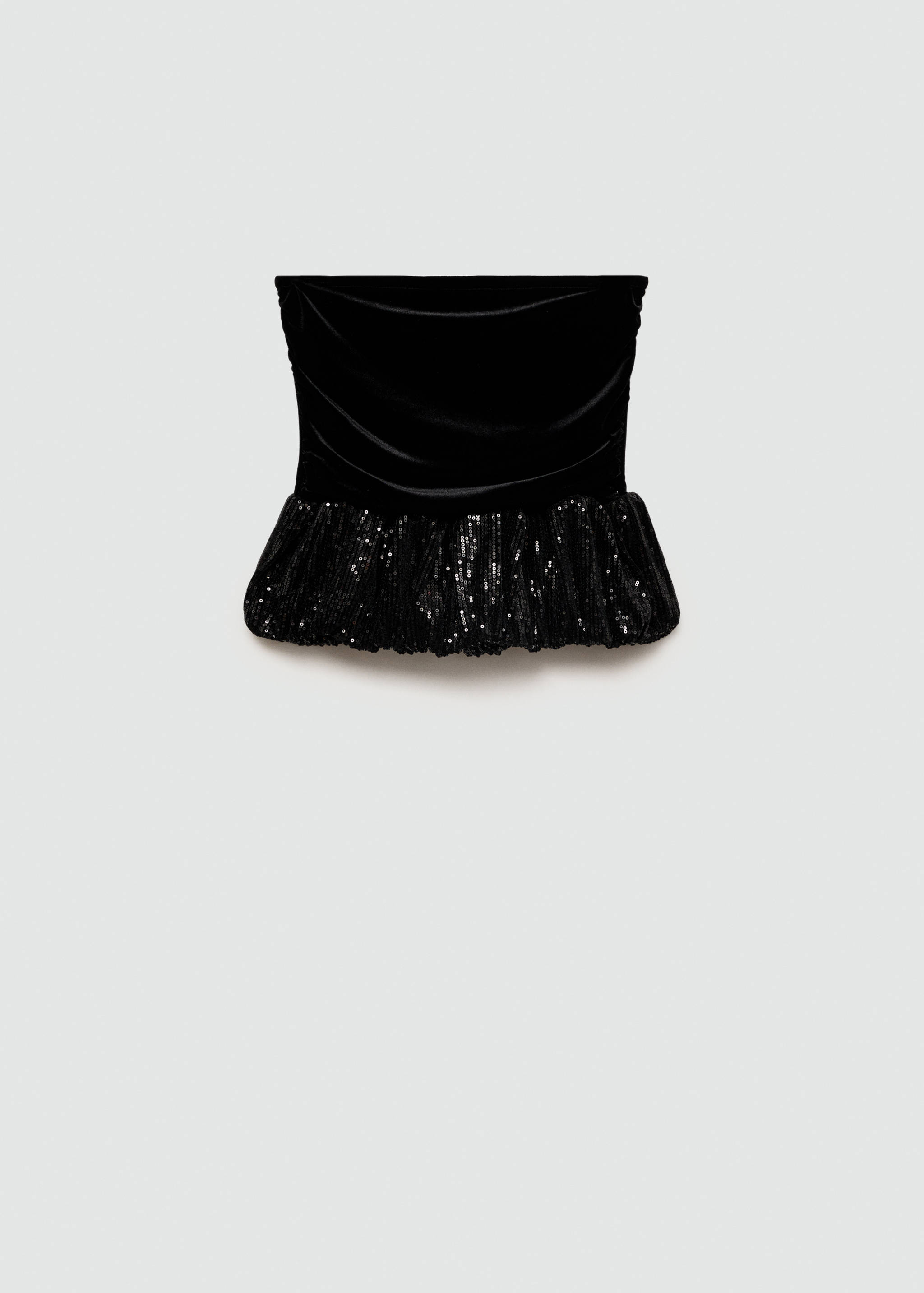 Peplum top with sequin detail - Article without model