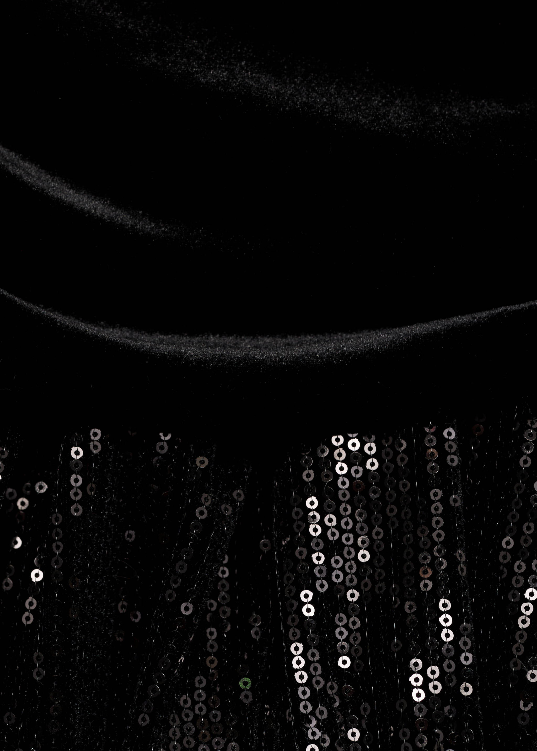 Peplum top with sequin detail - Details of the article 8