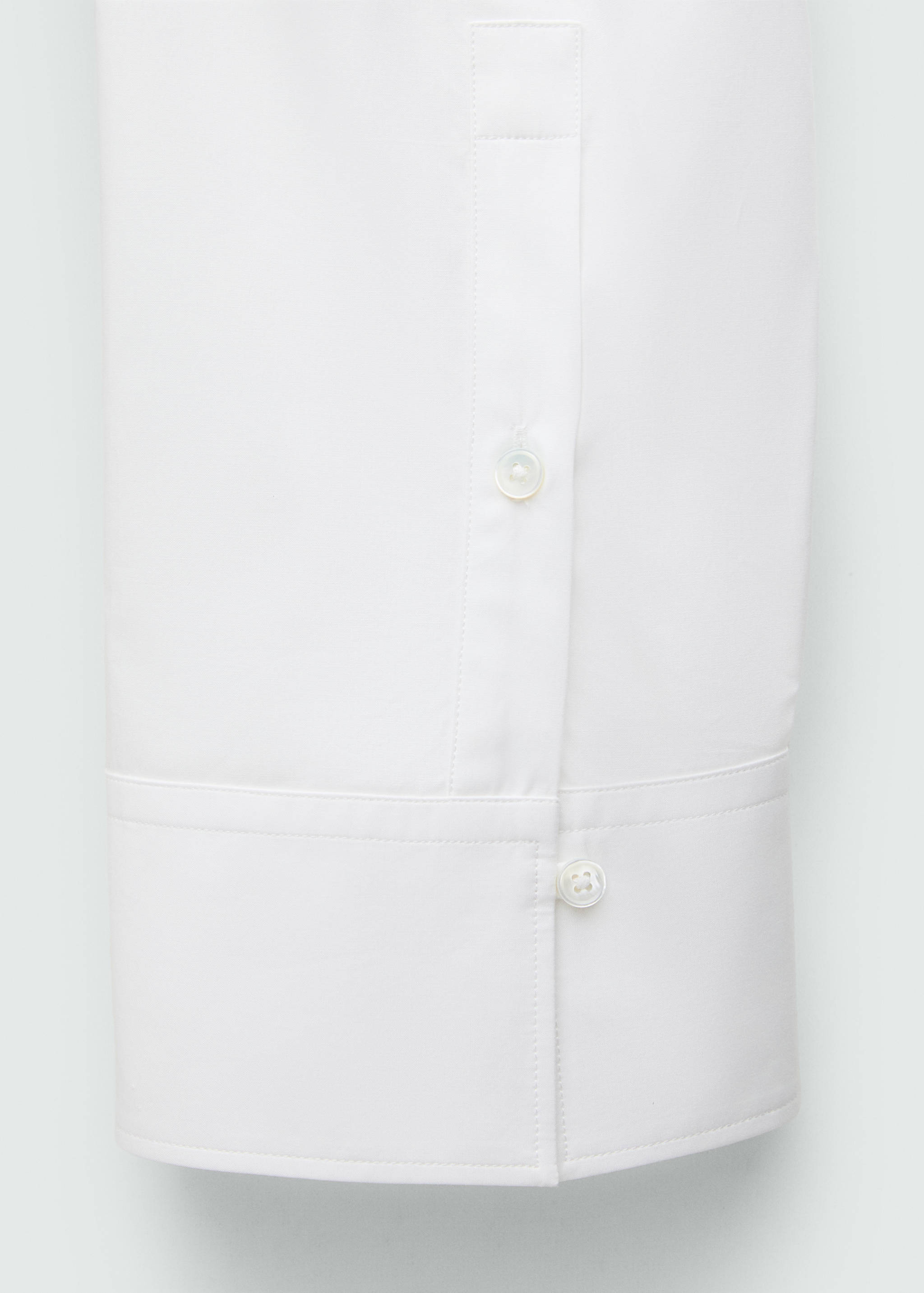 100% cotton oversized shirt - Деталь изделия 0