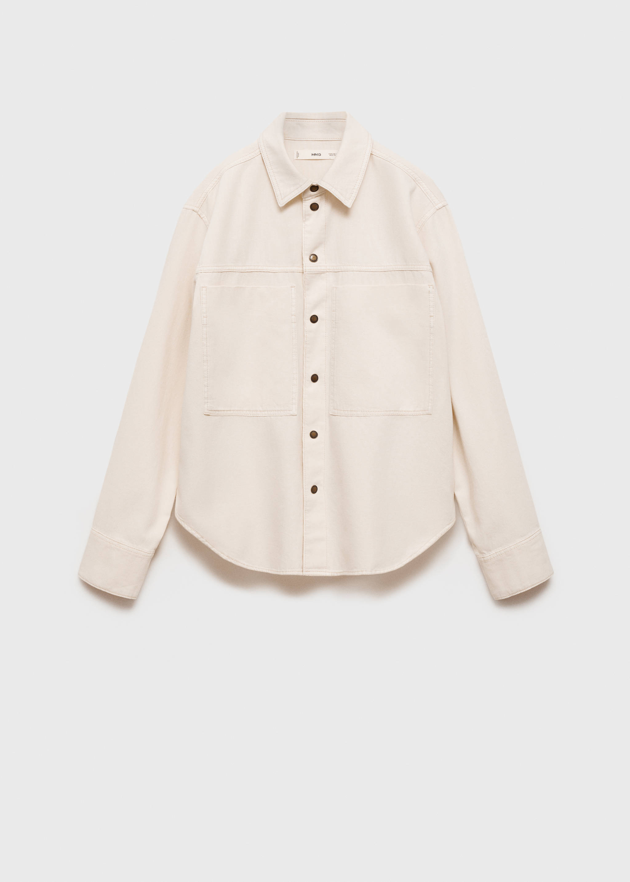 Pocket denim overshirt - Article without model