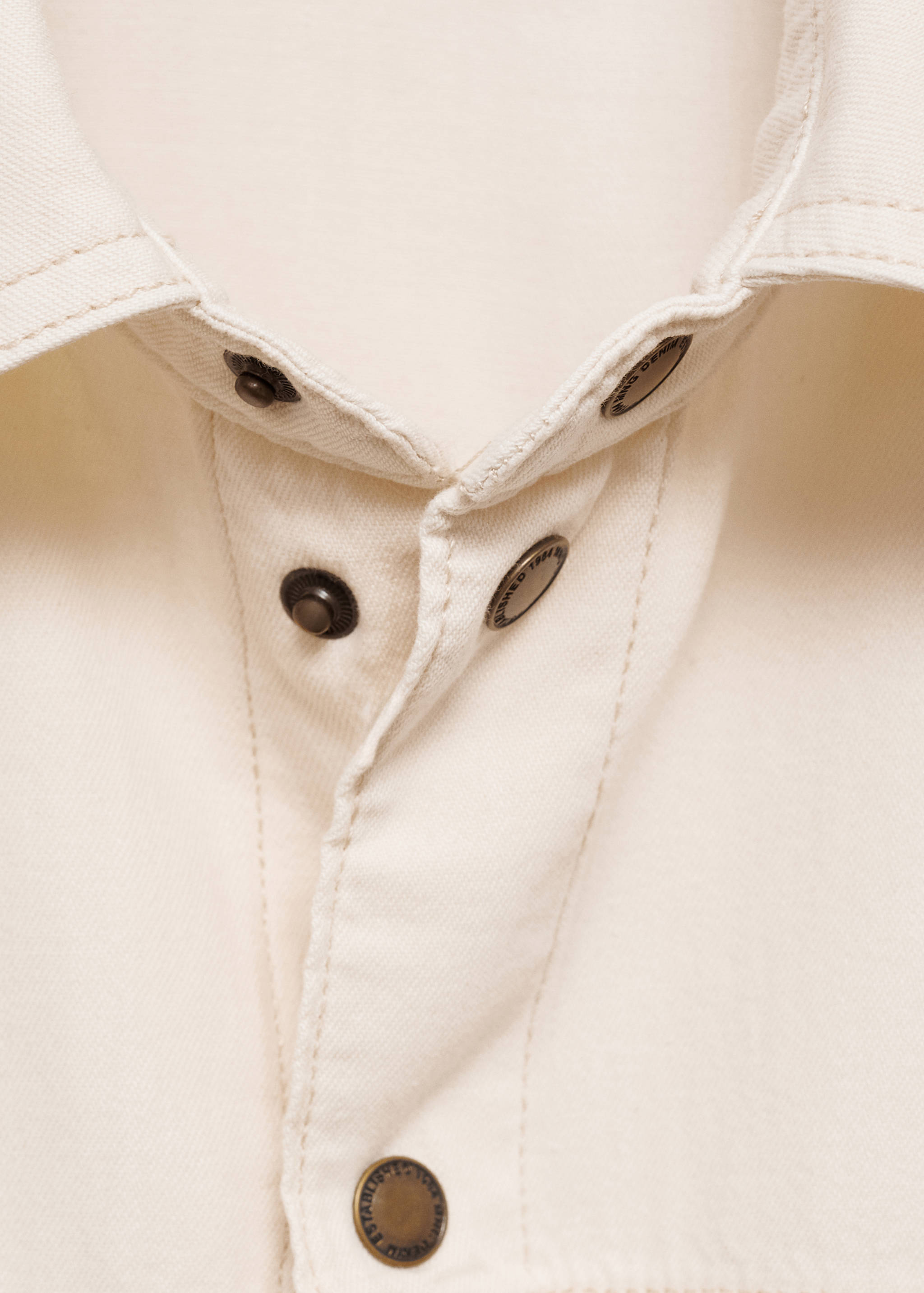 Pocket denim overshirt - Details of the article 8