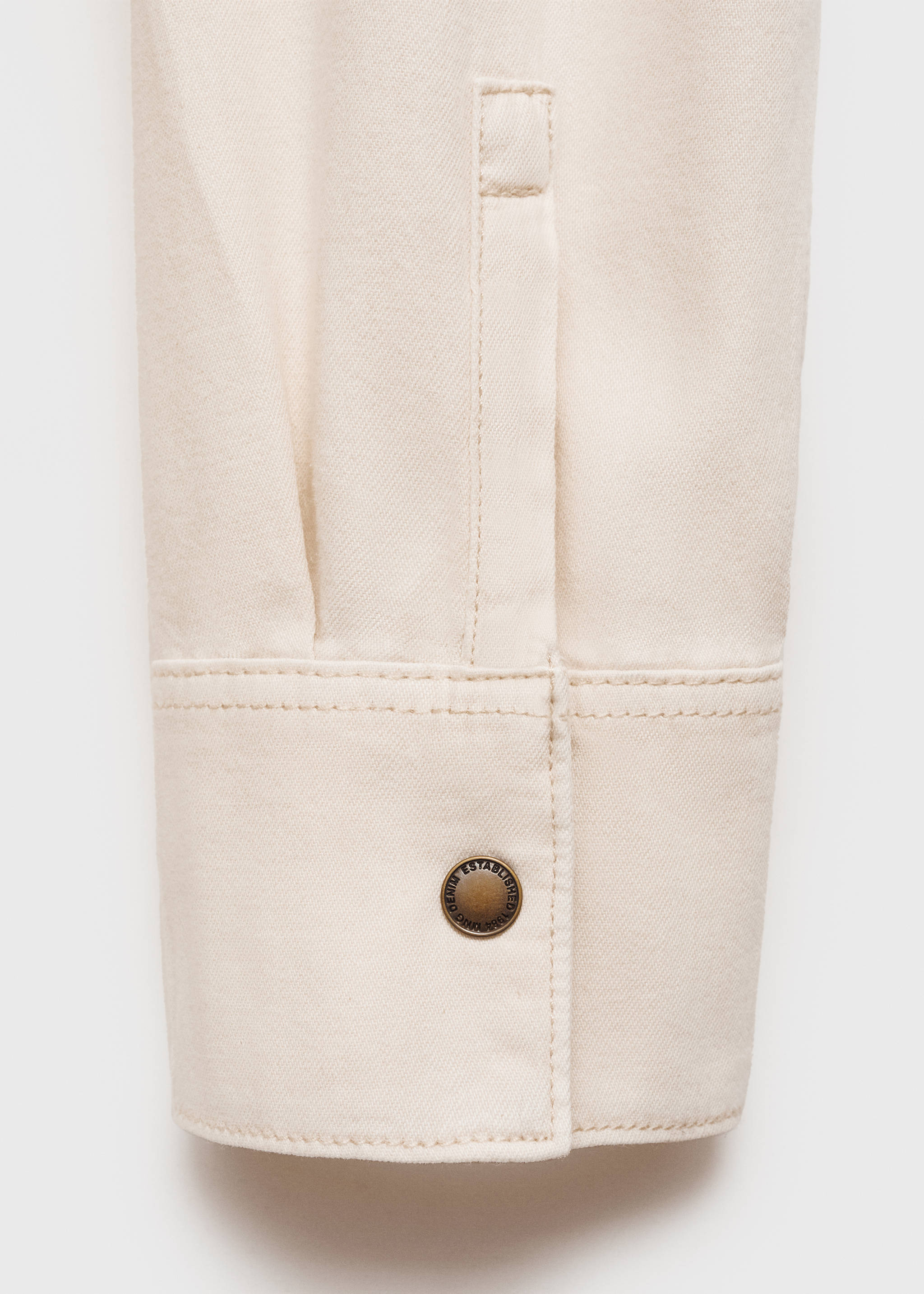 Pocket denim overshirt - Details of the article 0
