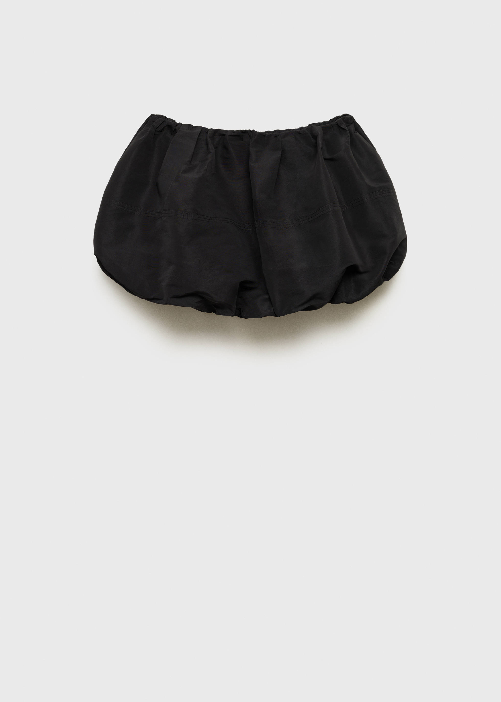 Мини-юбка баллон с низкой талией - Изделие без модели