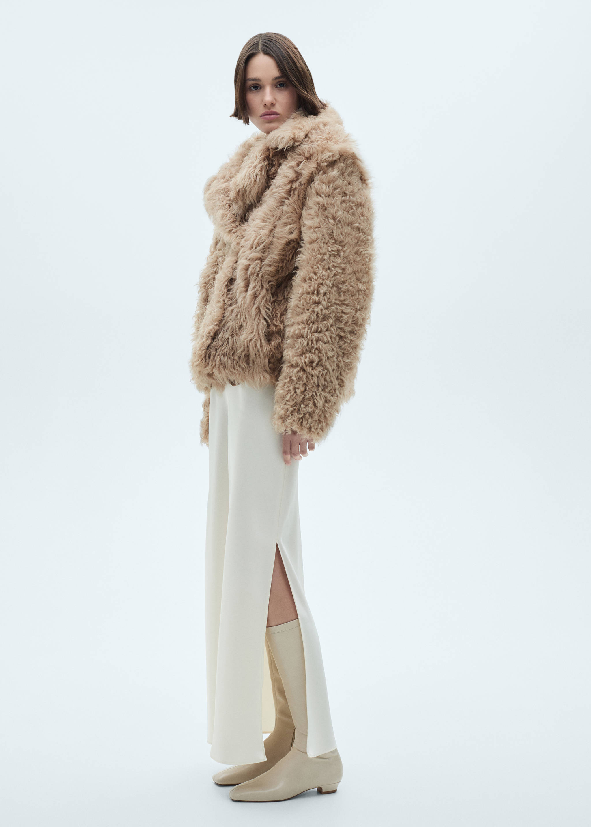 Reversible fur coat - General plane