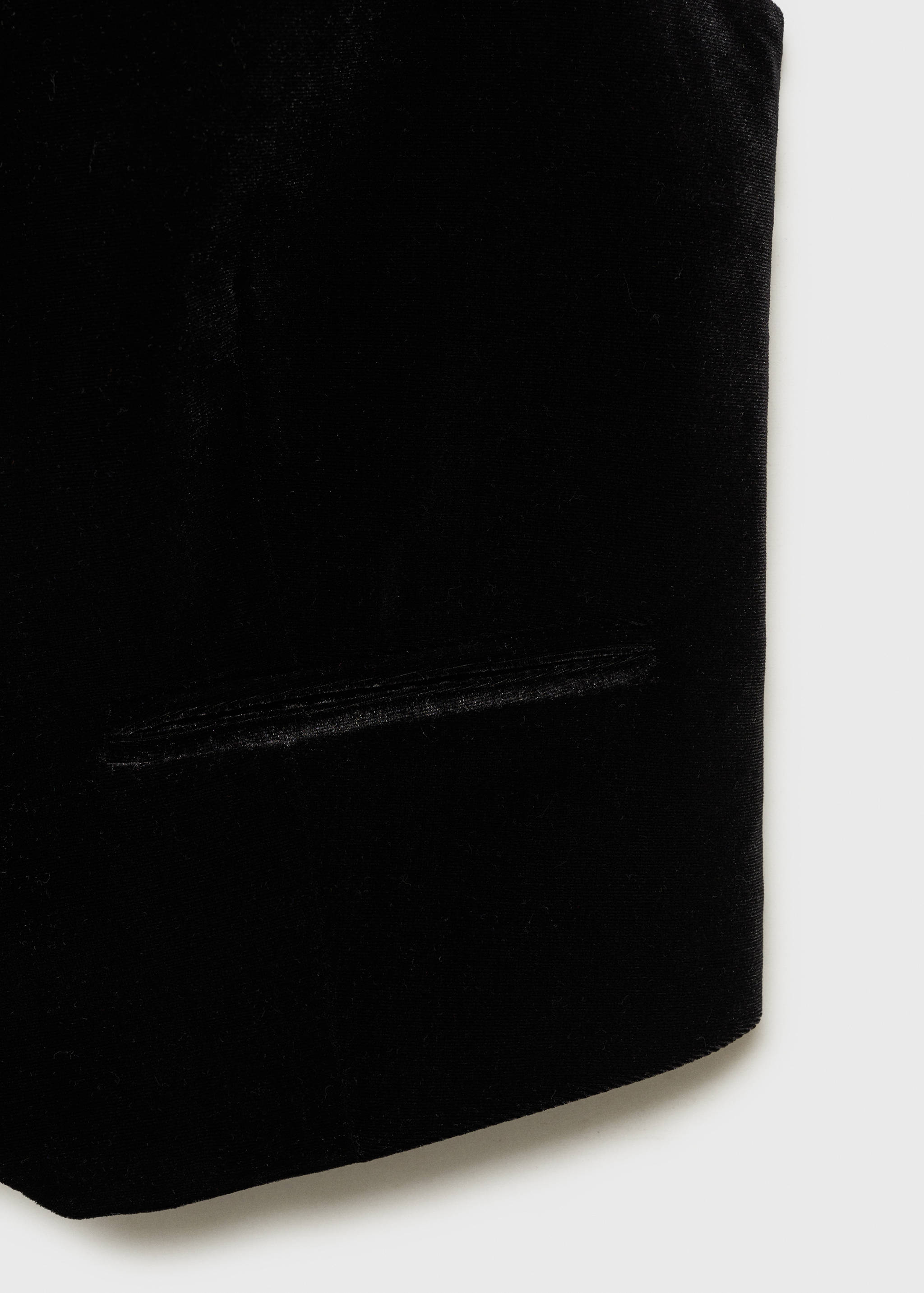 Cropped velvet waistcoat - Details of the article 0