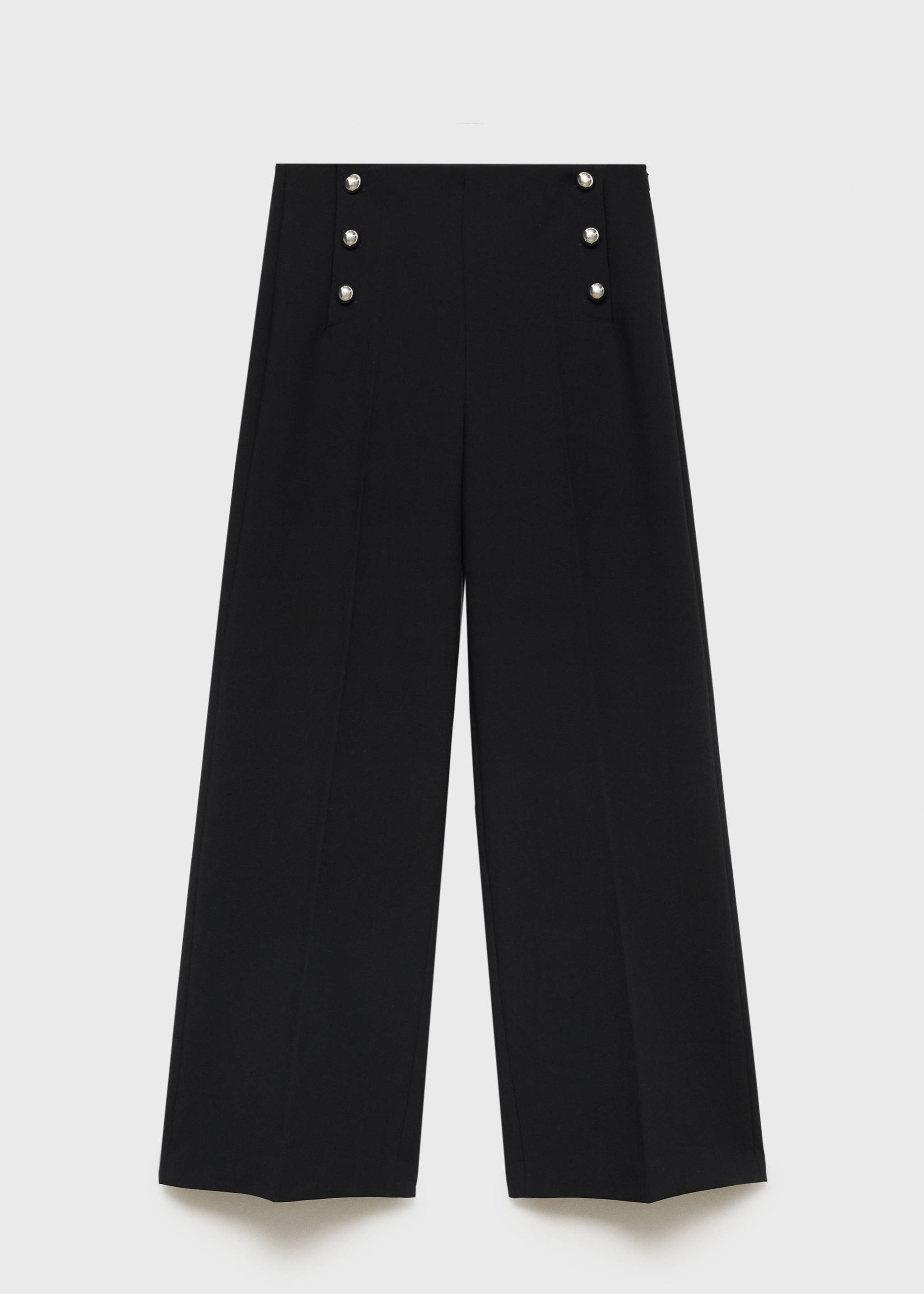 Wide leg trousers with metallic details - Article without model