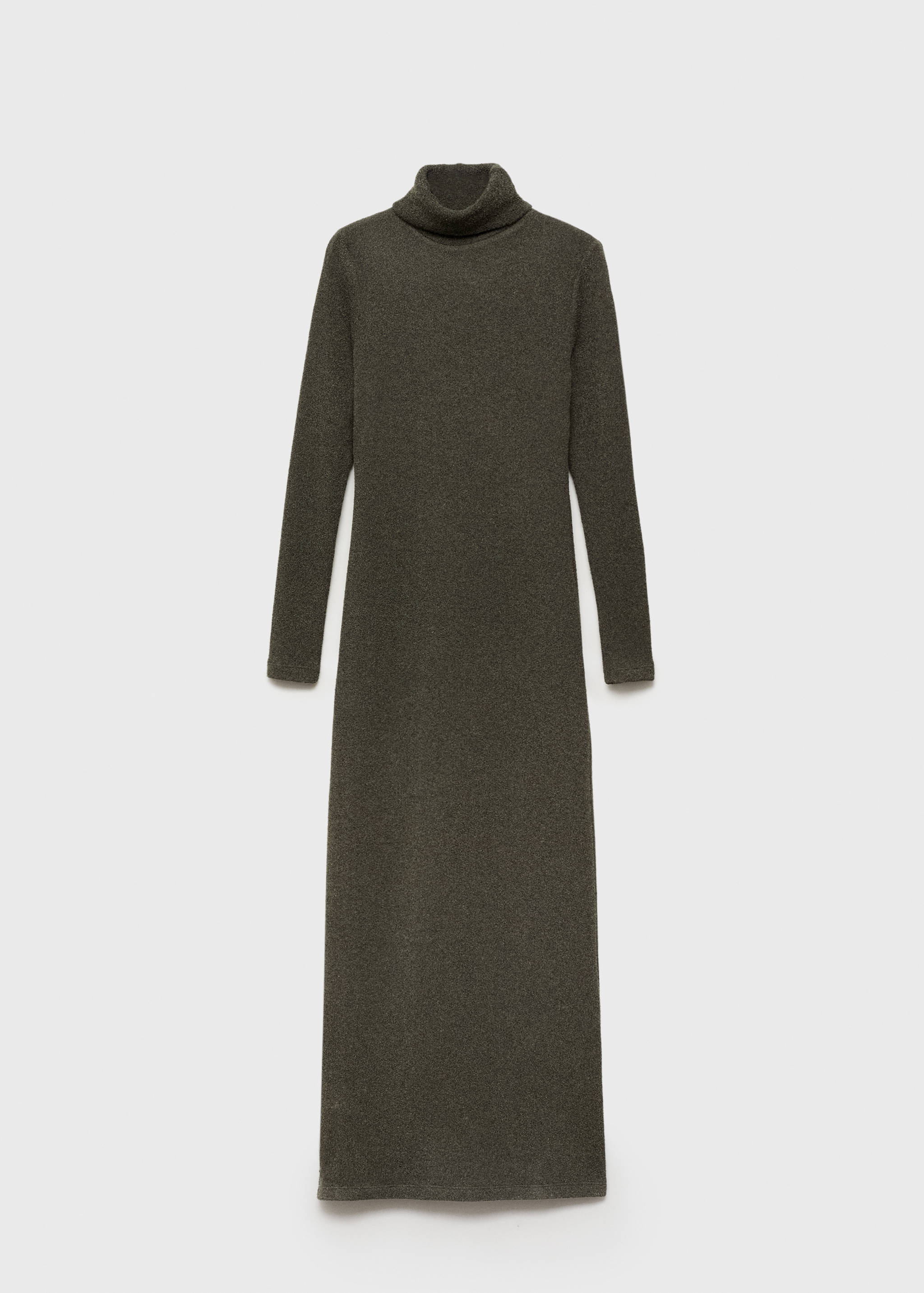 Knitted turtleneck dress - Article without model