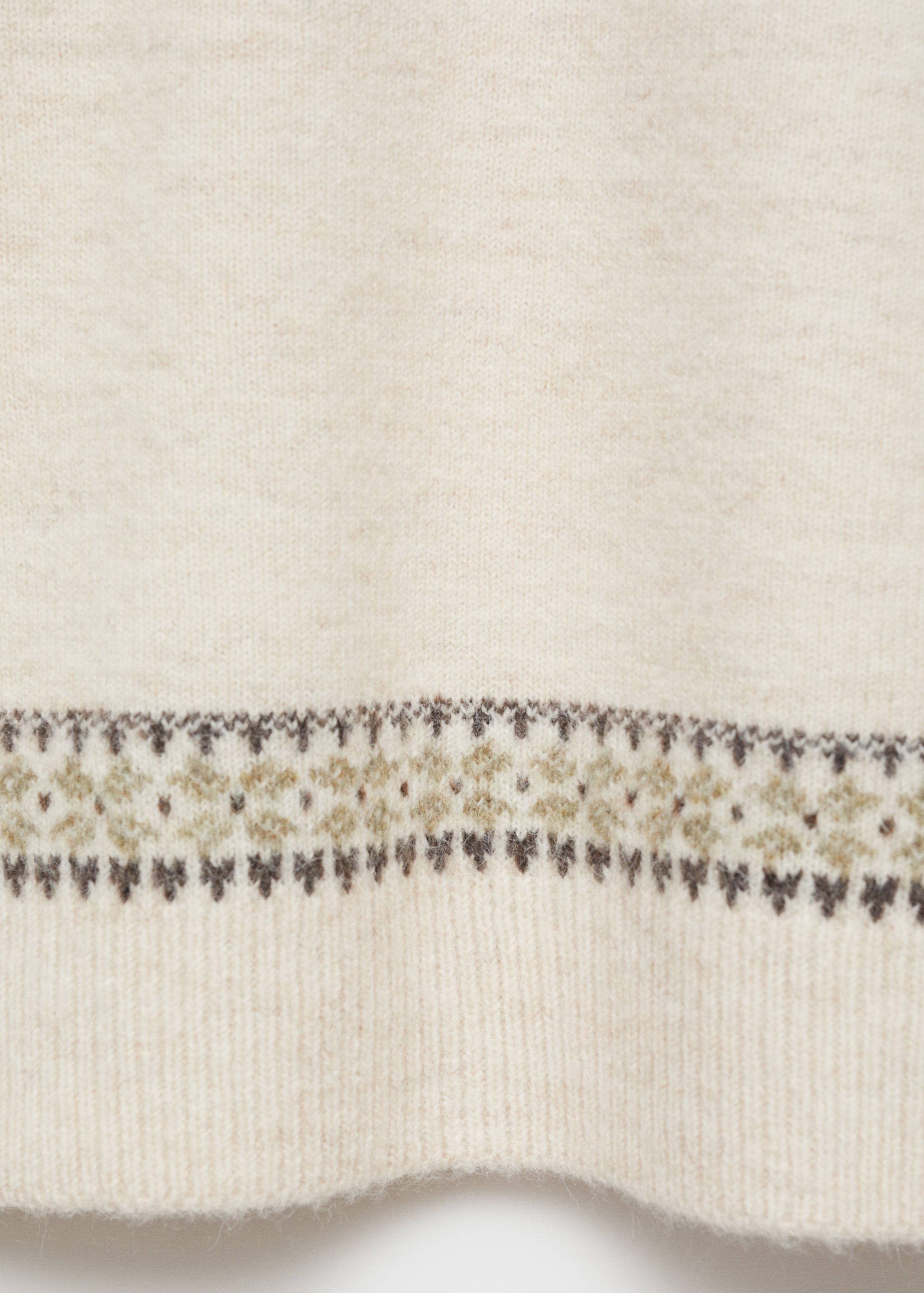 Round-neck knitted sweater - Details of the article 0