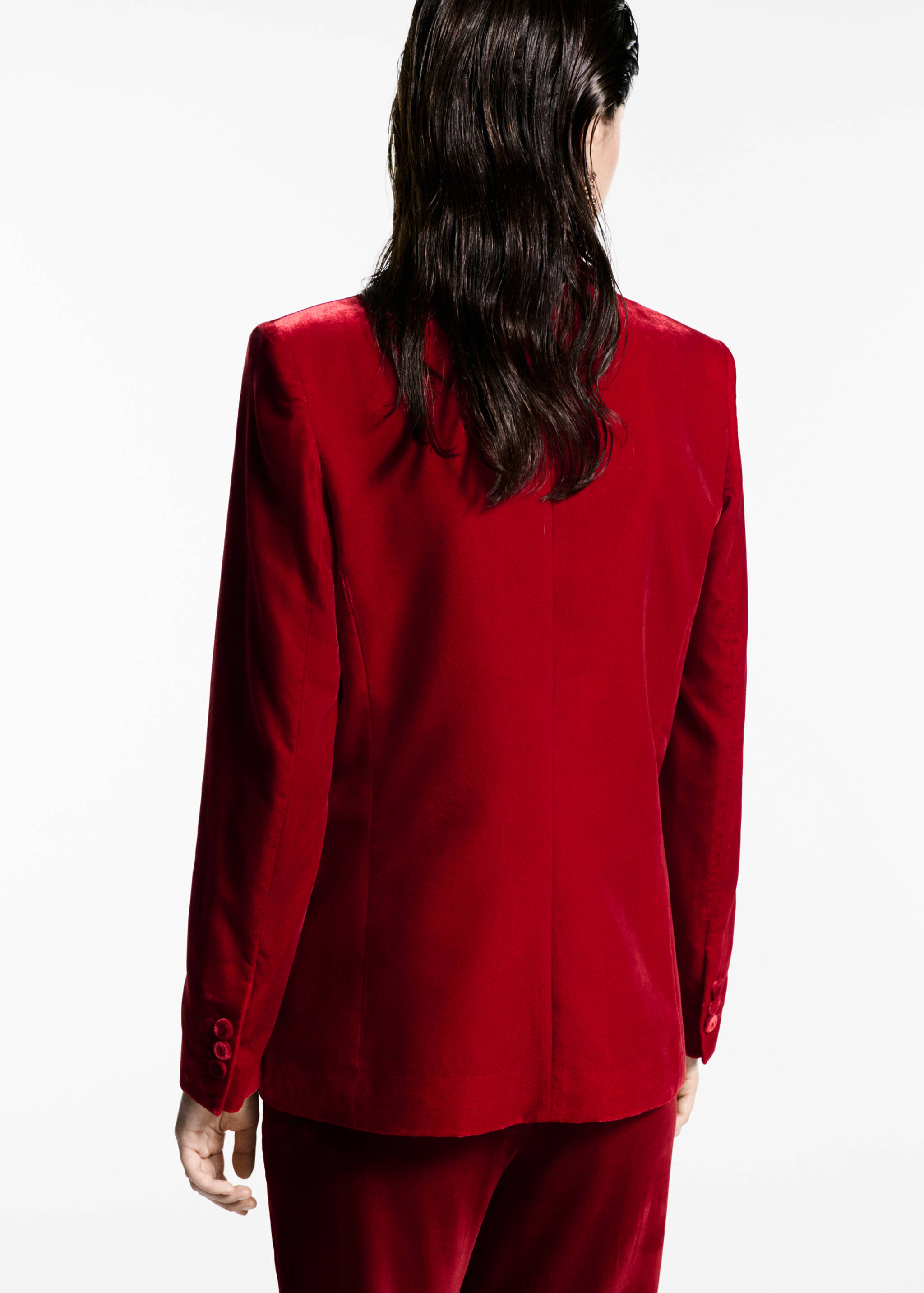 Velvet suit jacket - Reverse of the article