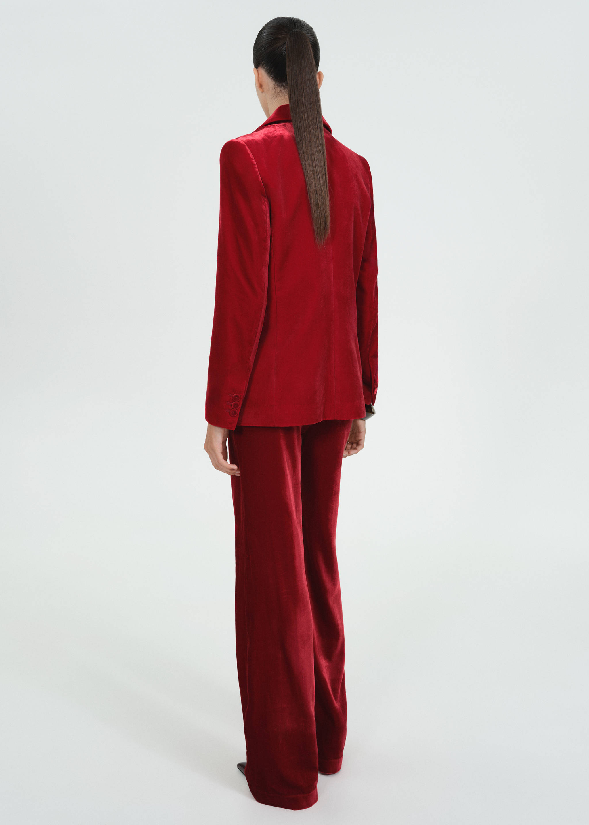 Velvet suit jacket - Reverse of the article