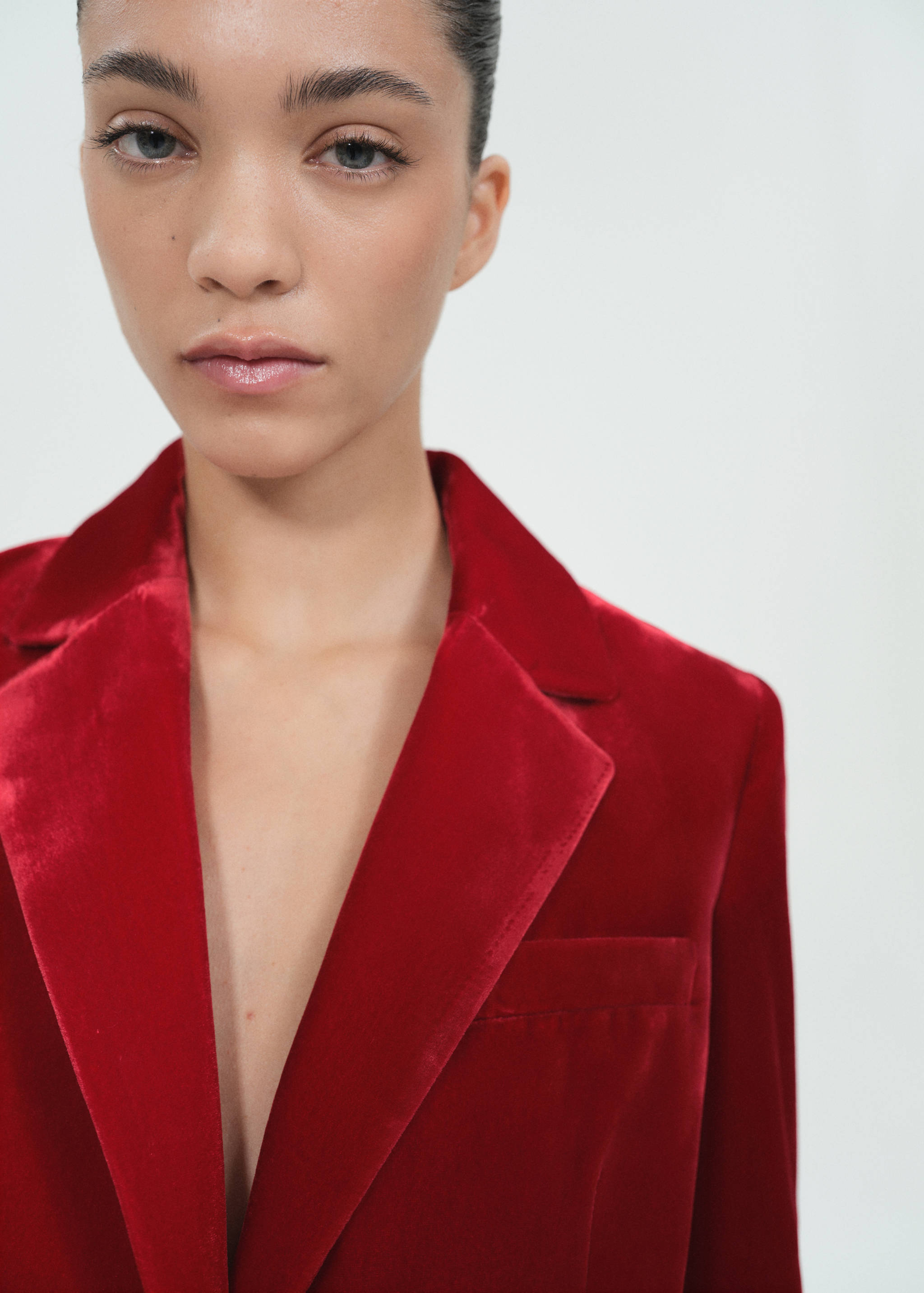 Velvet suit jacket - Details of the article 1