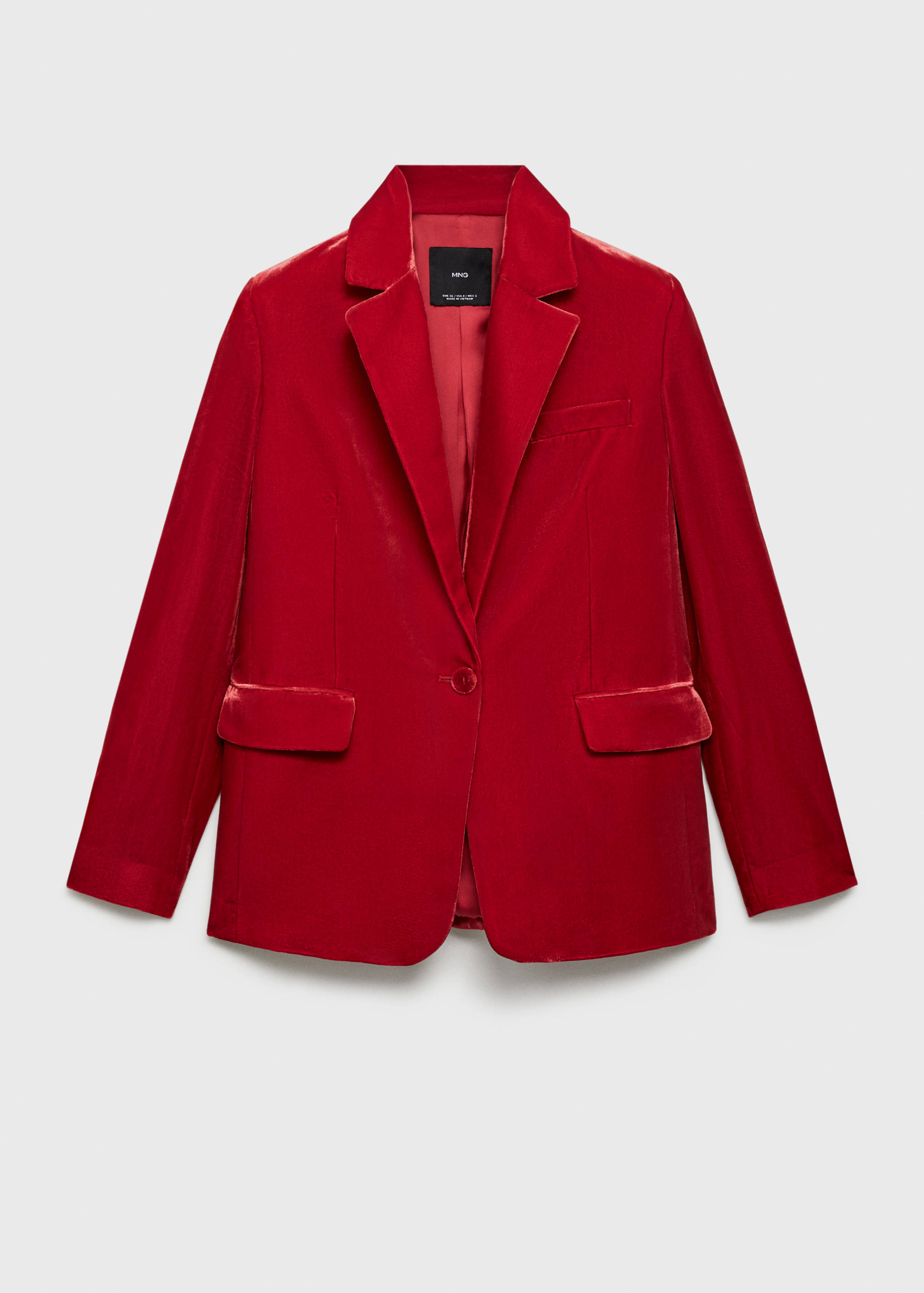 Velvet suit jacket - Article without model