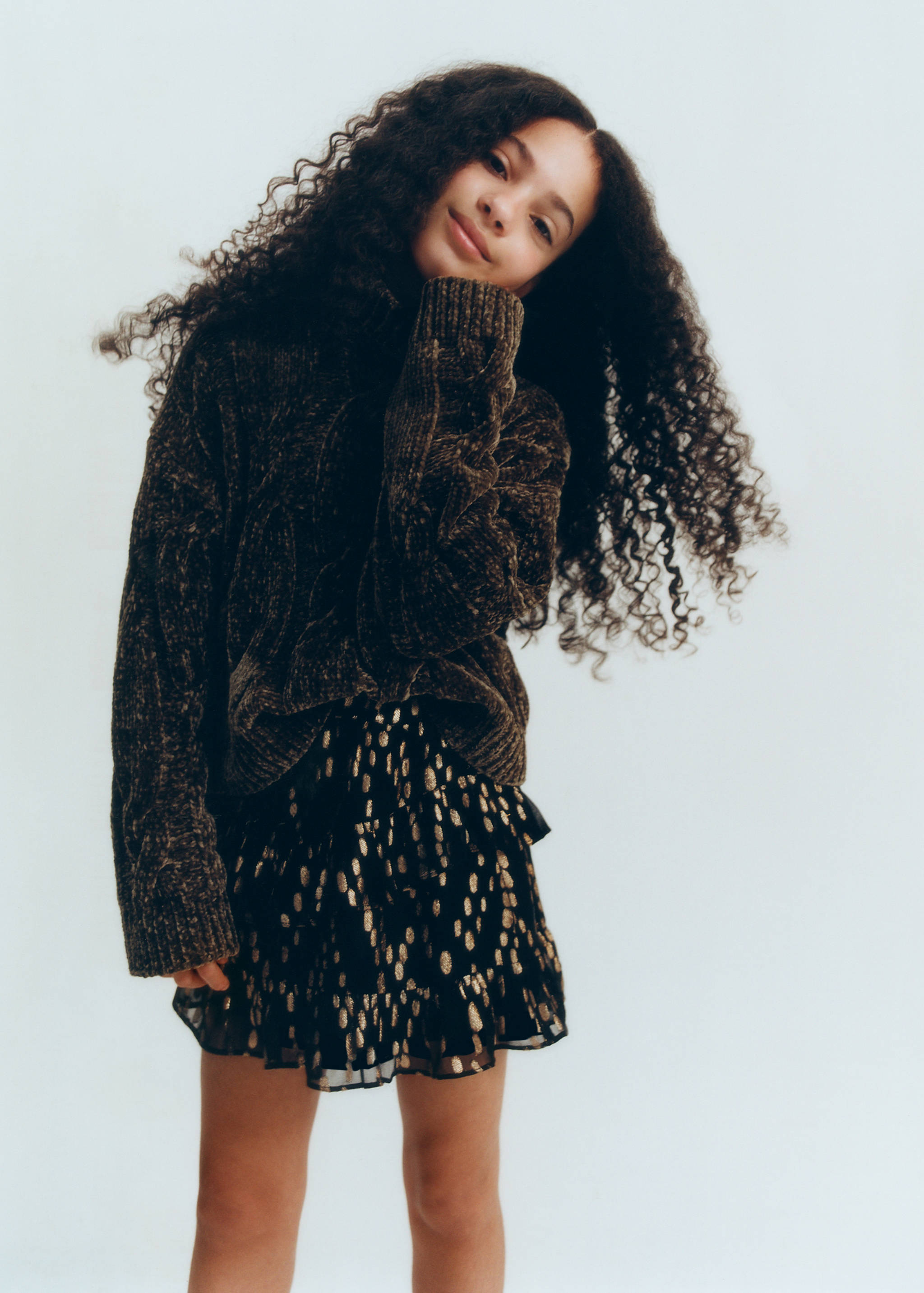 Printed ruffle skirt - Details of the article 9