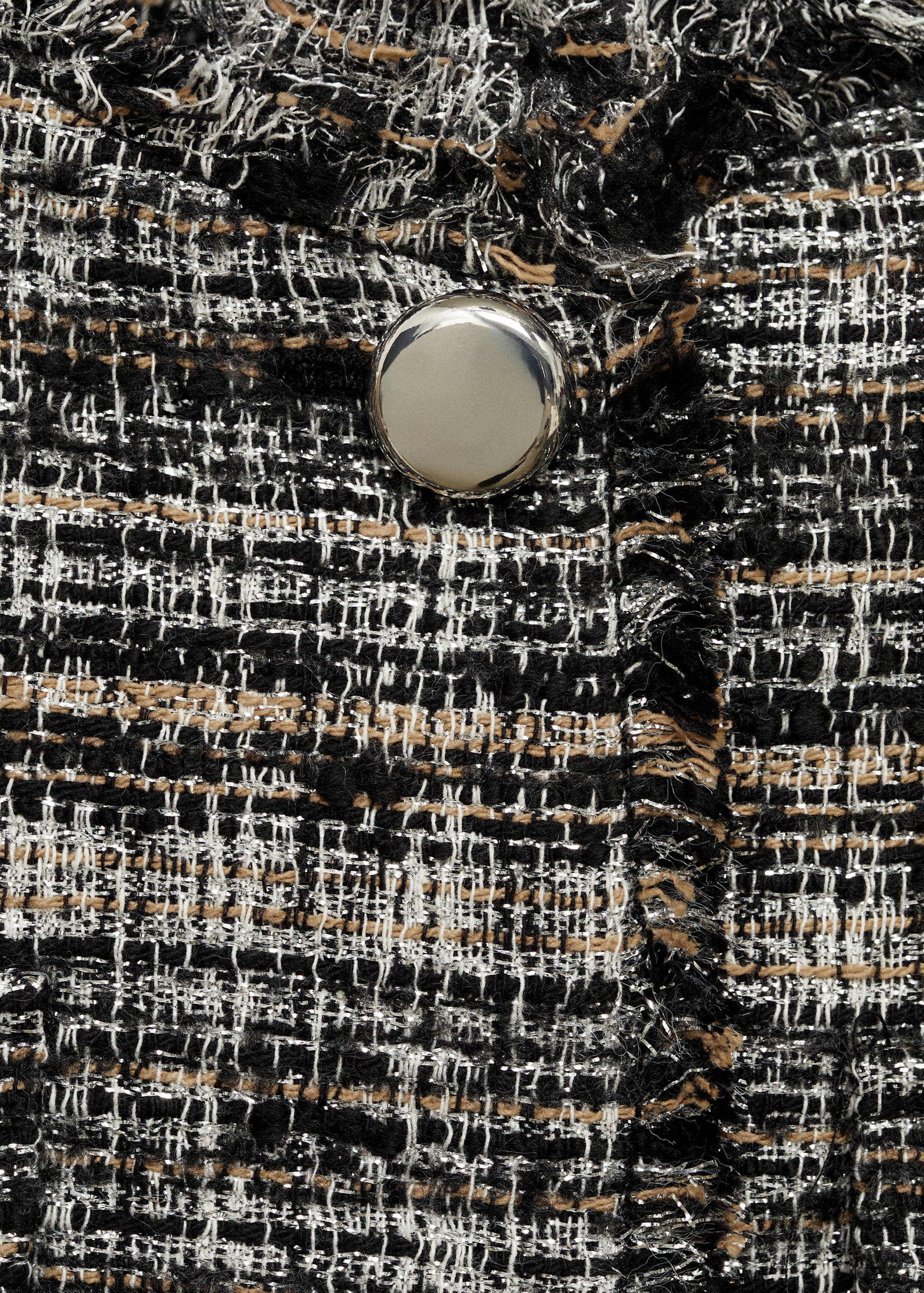 Tweed jacket with metal buttons - Details of the article 8