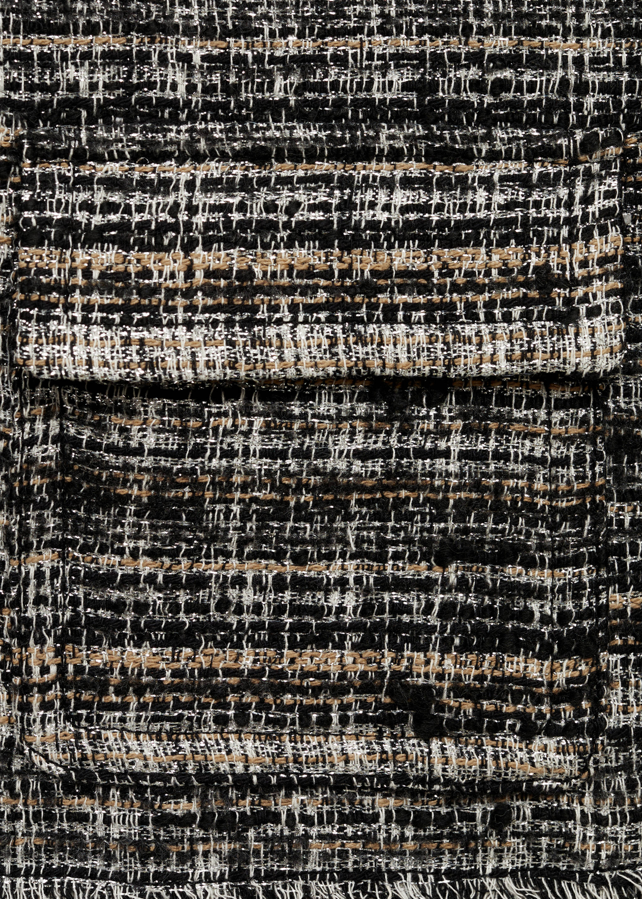 Tweed jacket with metal buttons - Details of the article 0