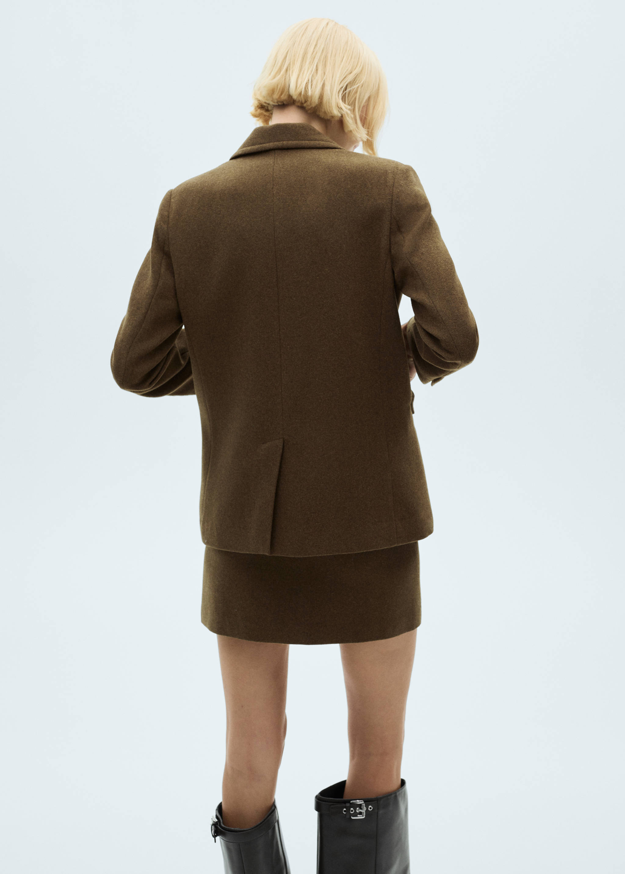 Blazer laine poches - Verso de l’article