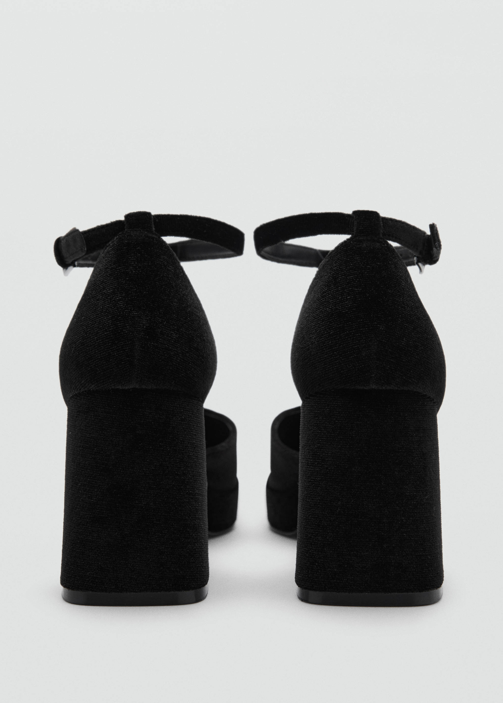 Velvet heeled shoes - Details of the article 2