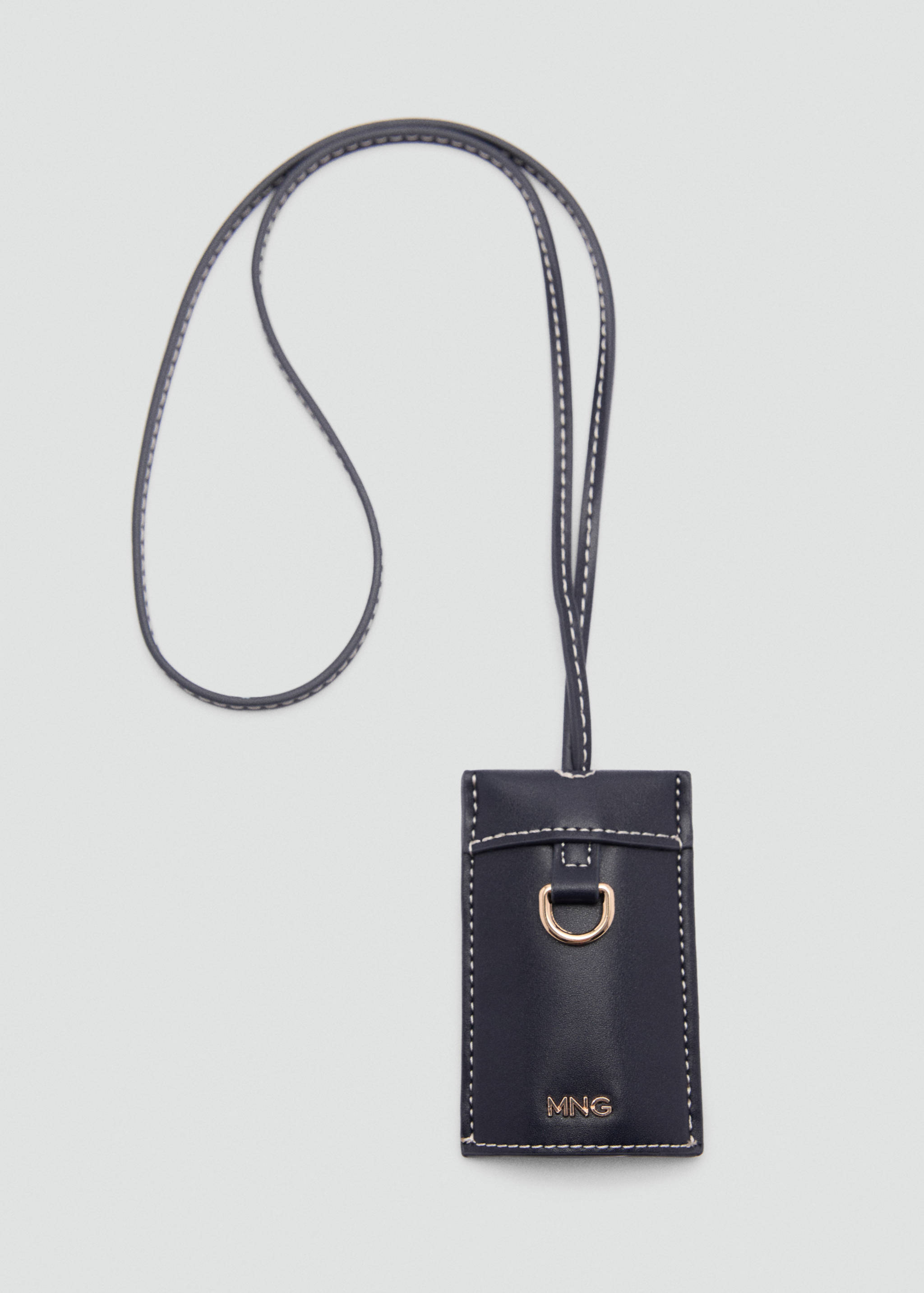 Key ring with decorative stitching - Details of the article 2