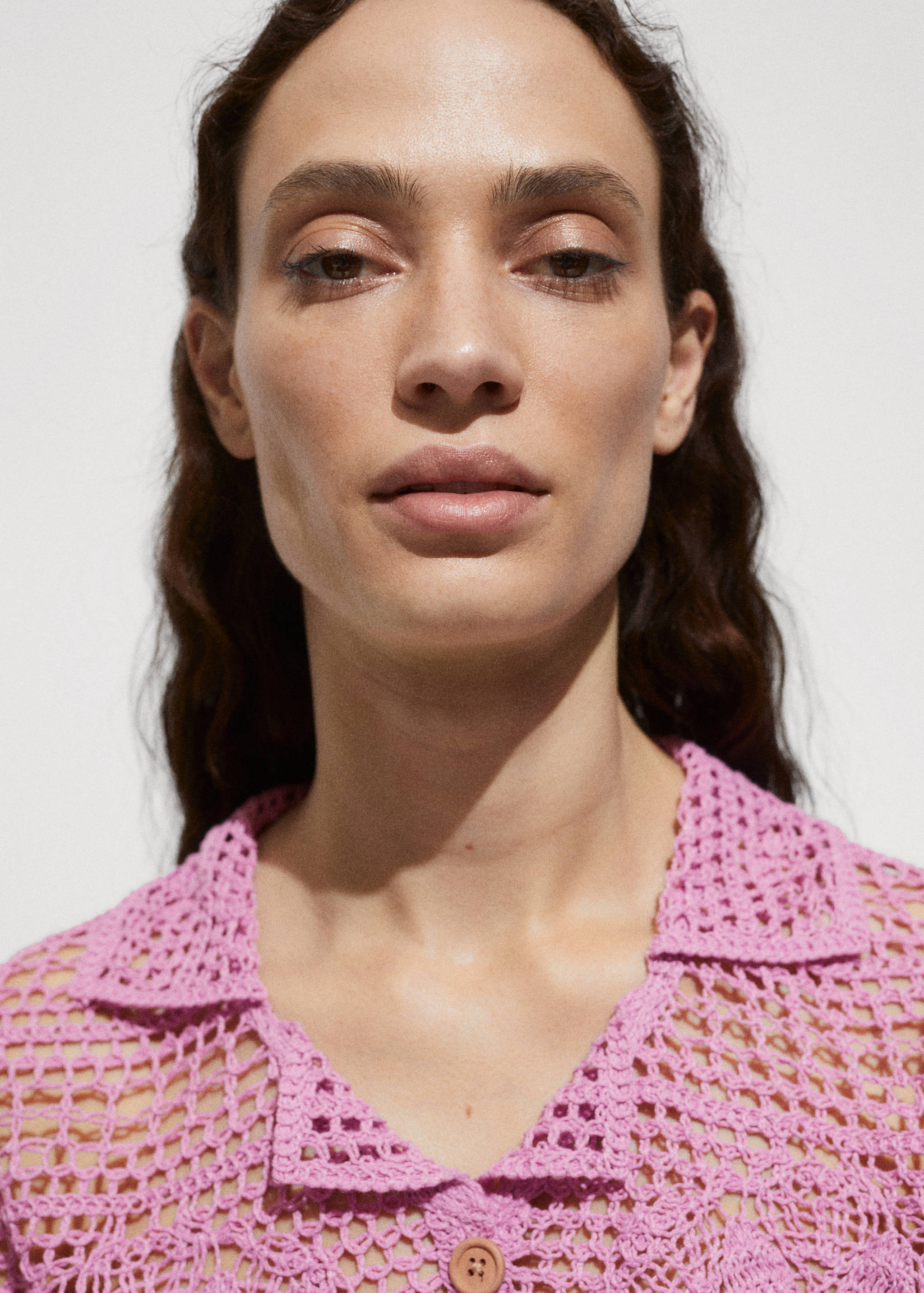 Kroşe çiçekli gömlek - Ürün detayı 1