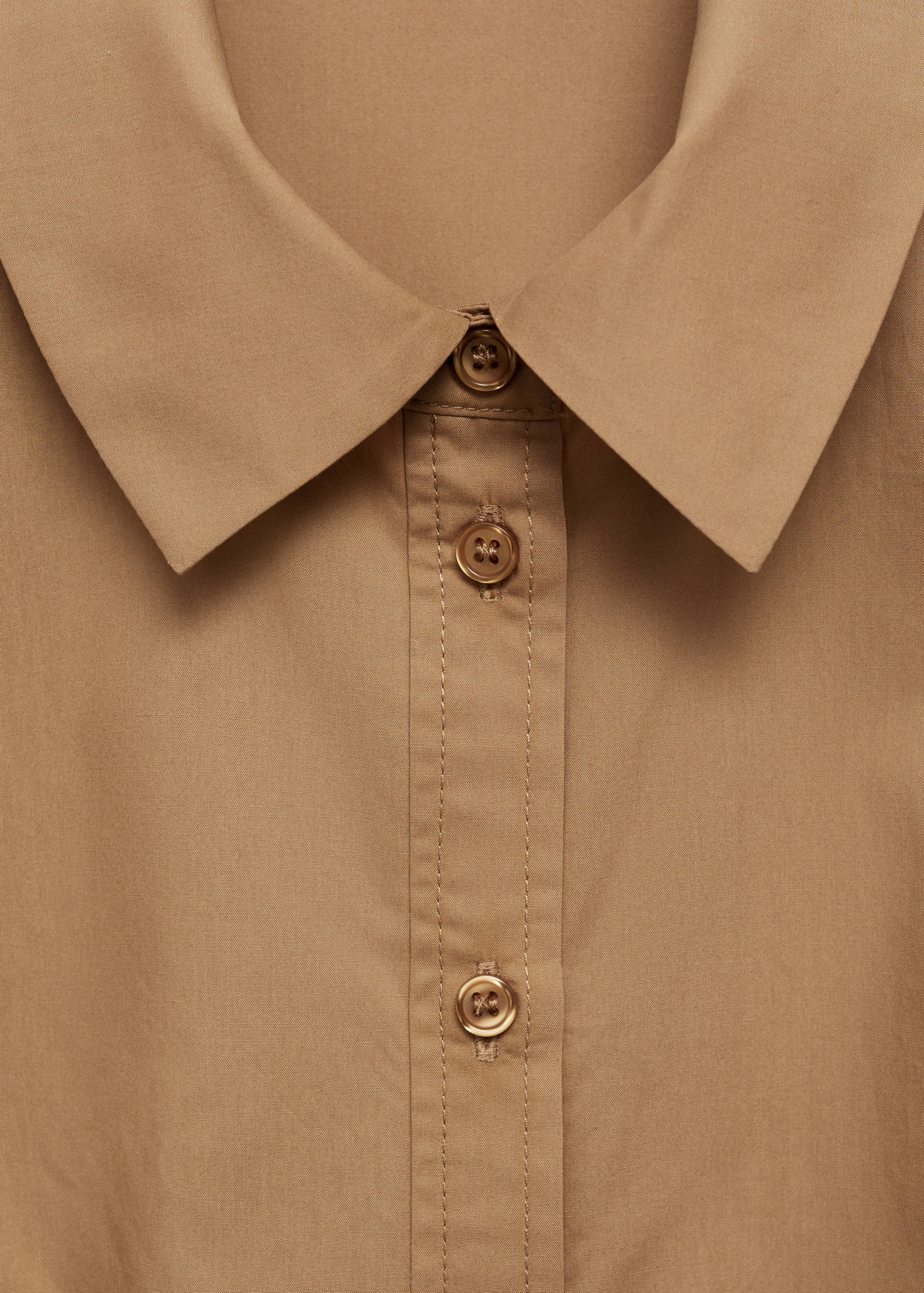 Pleated shirt dress - Details of the article 8