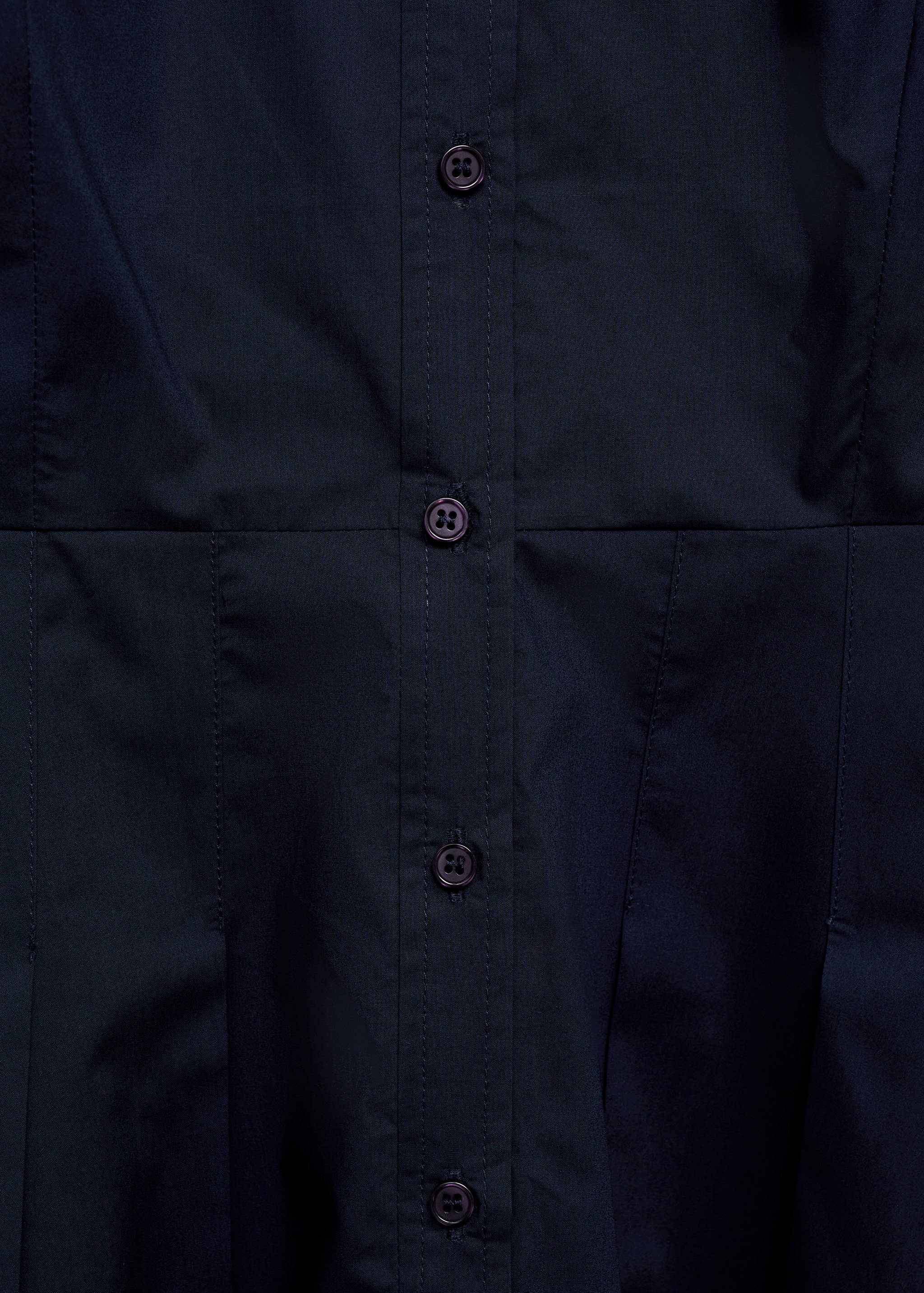 Pleated shirt dress - Details of the article 0