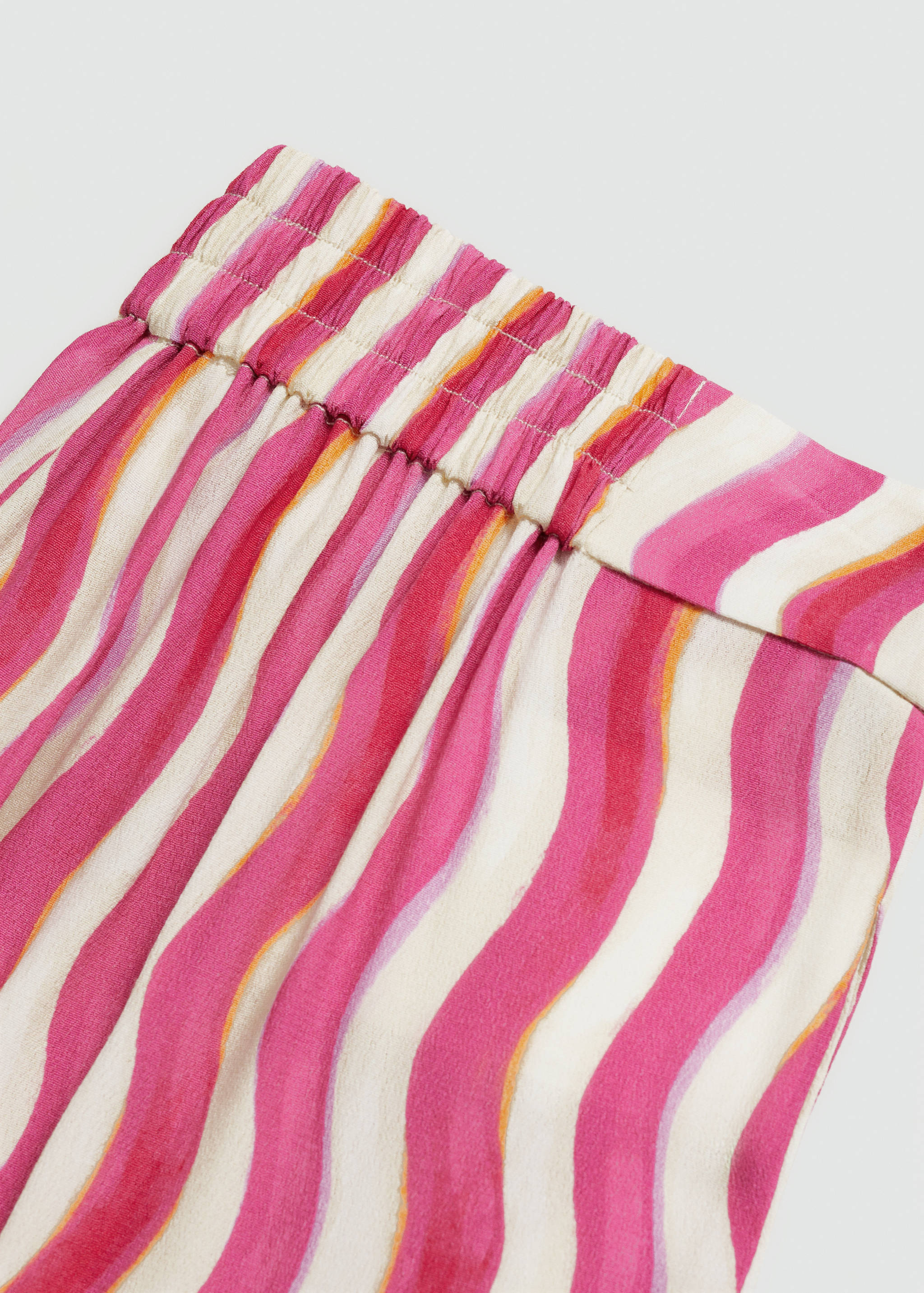 Wide leg printed trousers - Details of the article 0