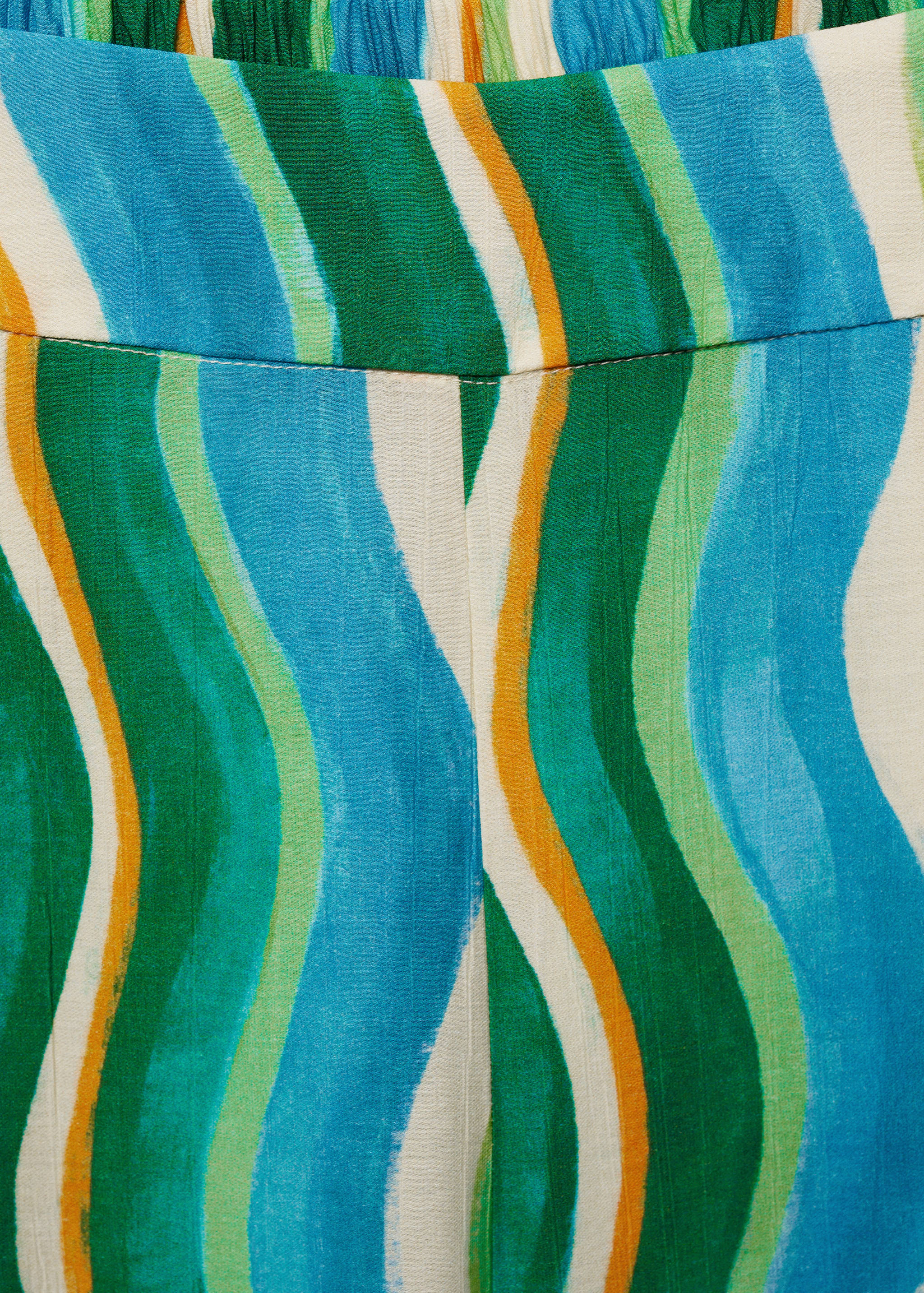 와이드레그 프린트 바지 - 상품 내역: 8