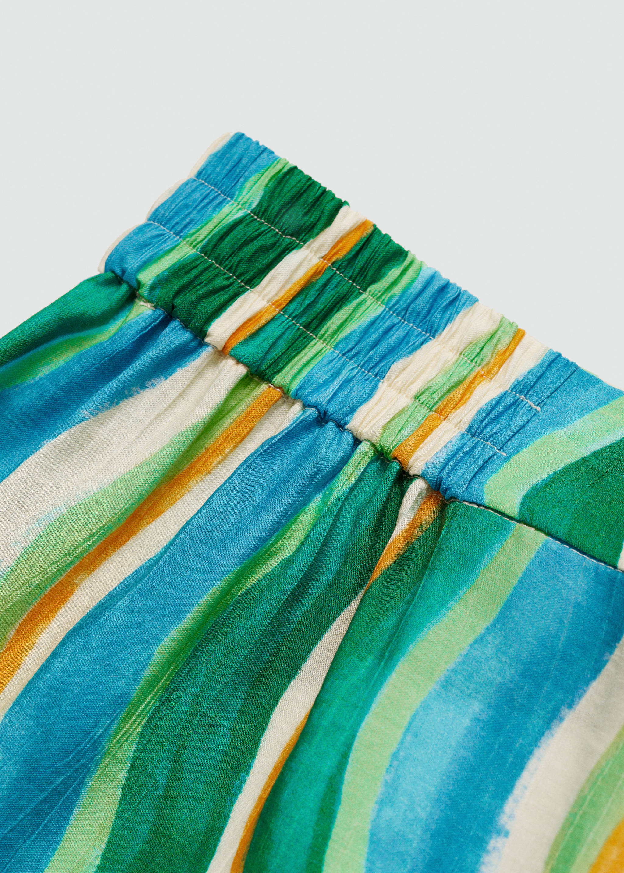 와이드레그 프린트 바지 - 상품 내역: 0