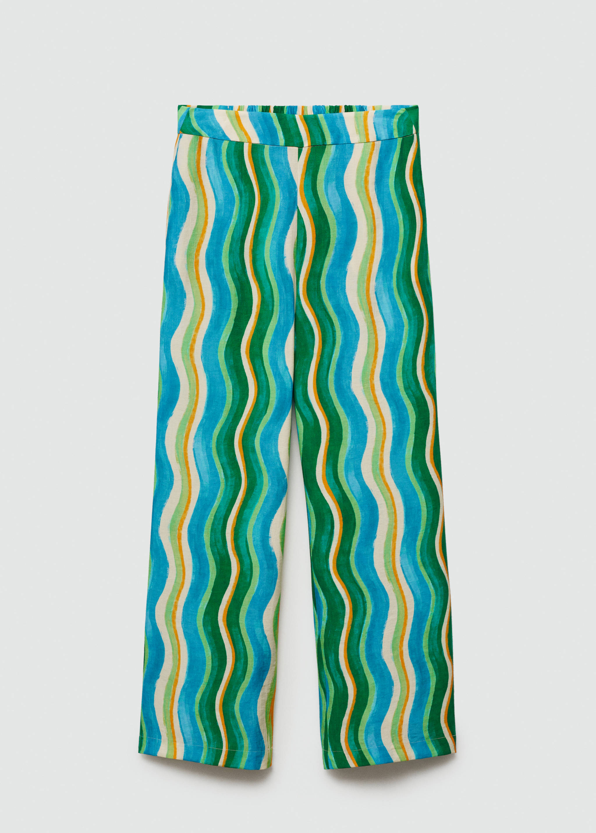 Wide leg printed pants - Article without model